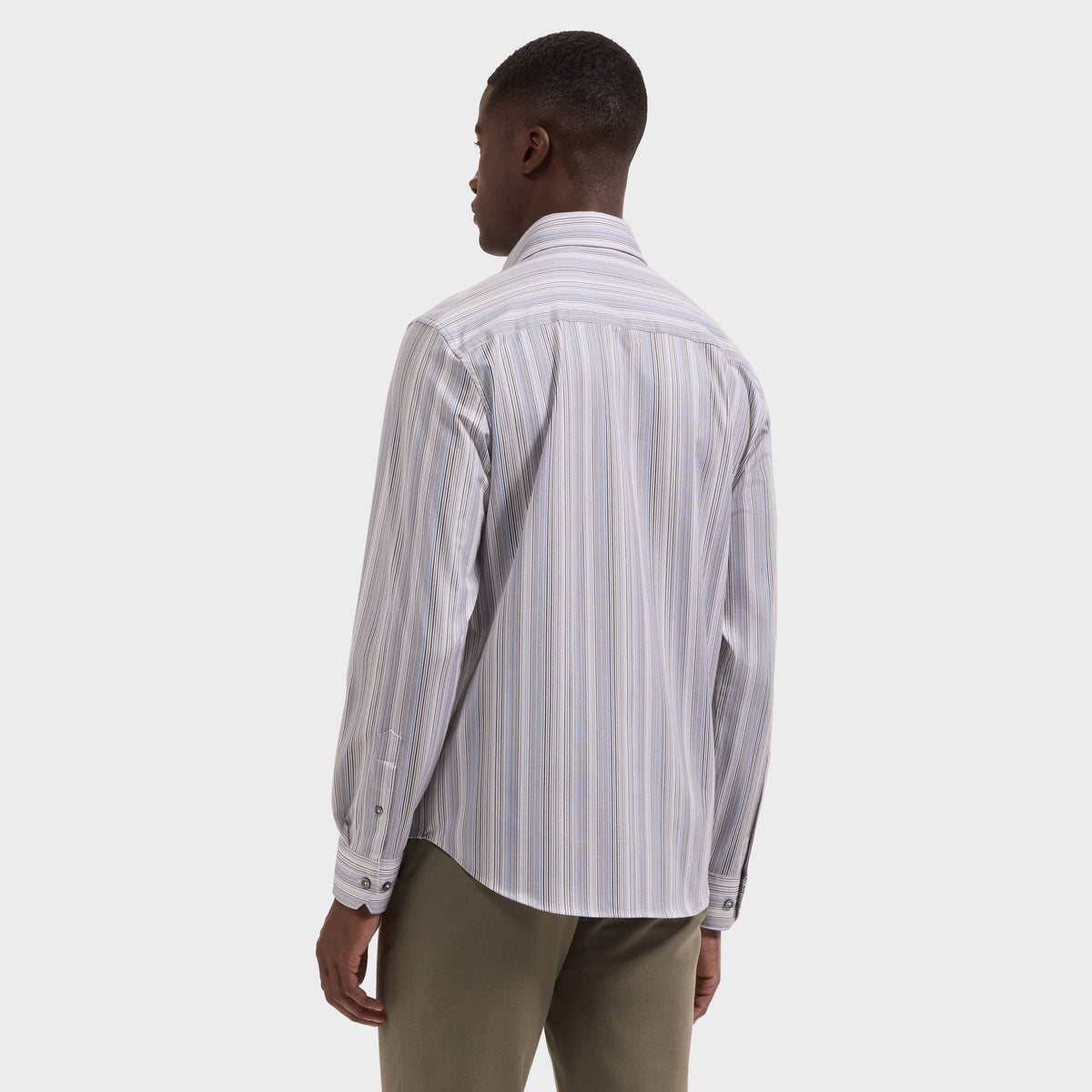 OOOHCotton Devon Long Sleeve Shirt Air Blue