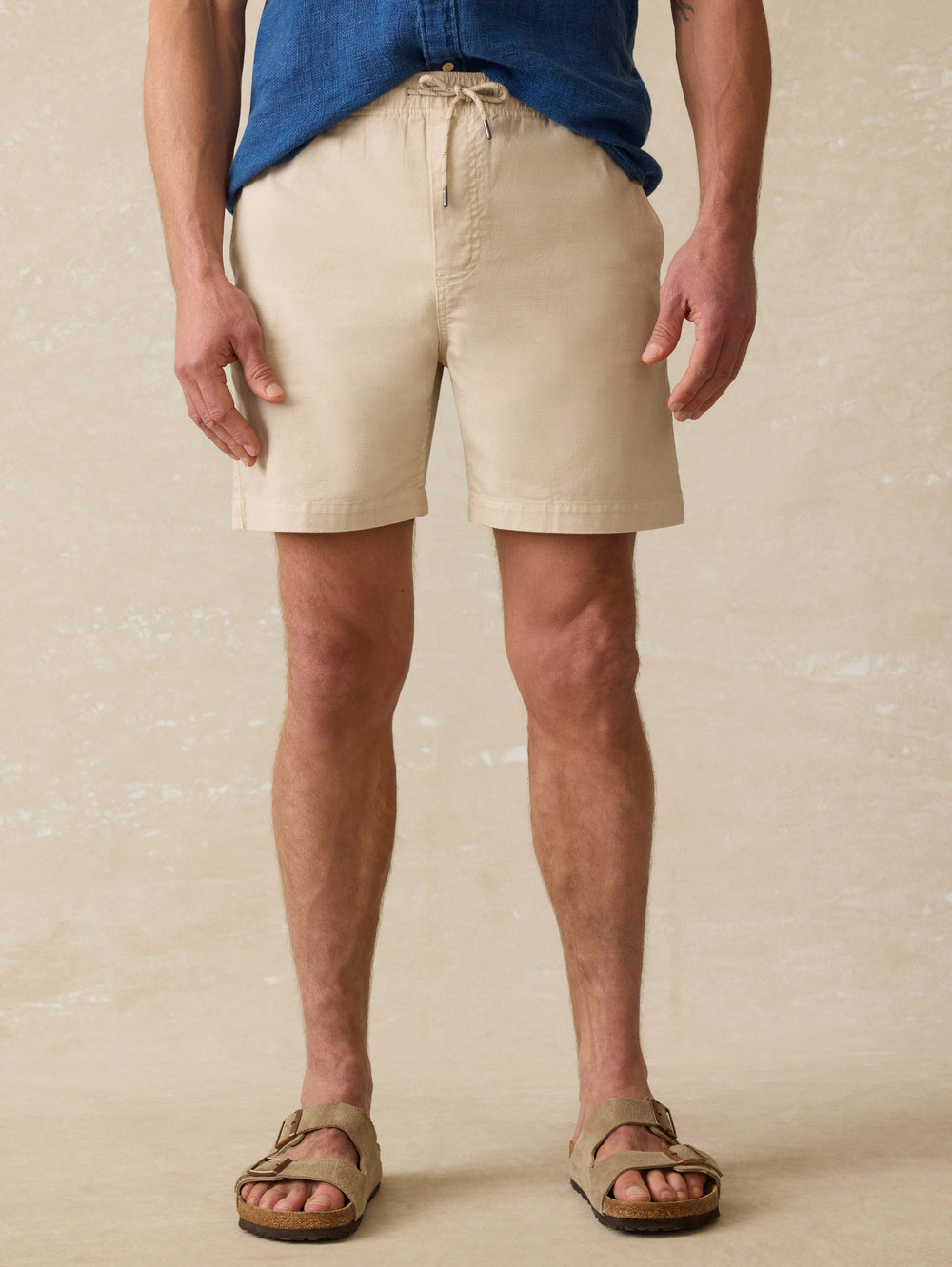 Essential Drawstring Short Stone