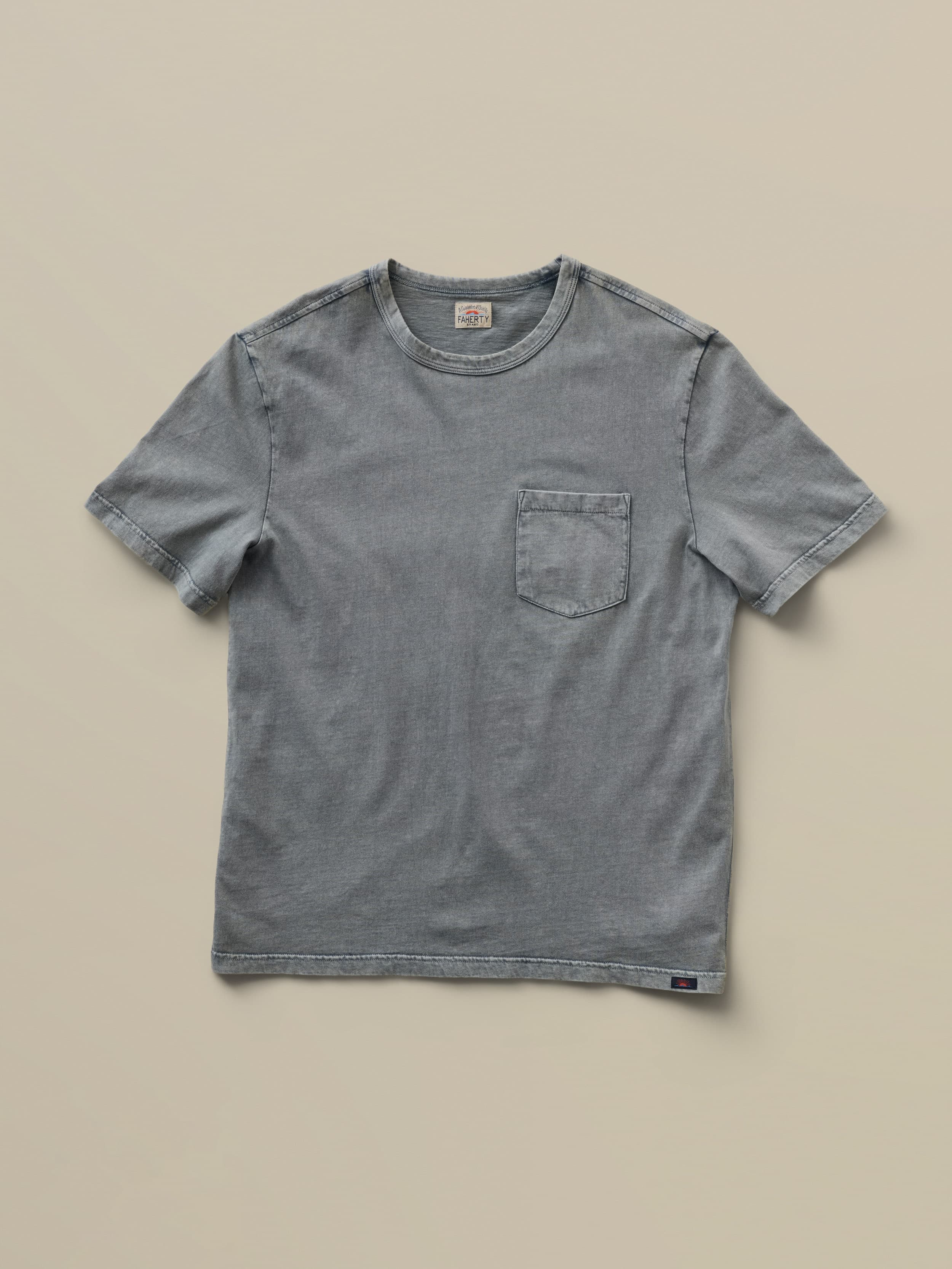 Recycled Cotton Tee Lakeshore Grey