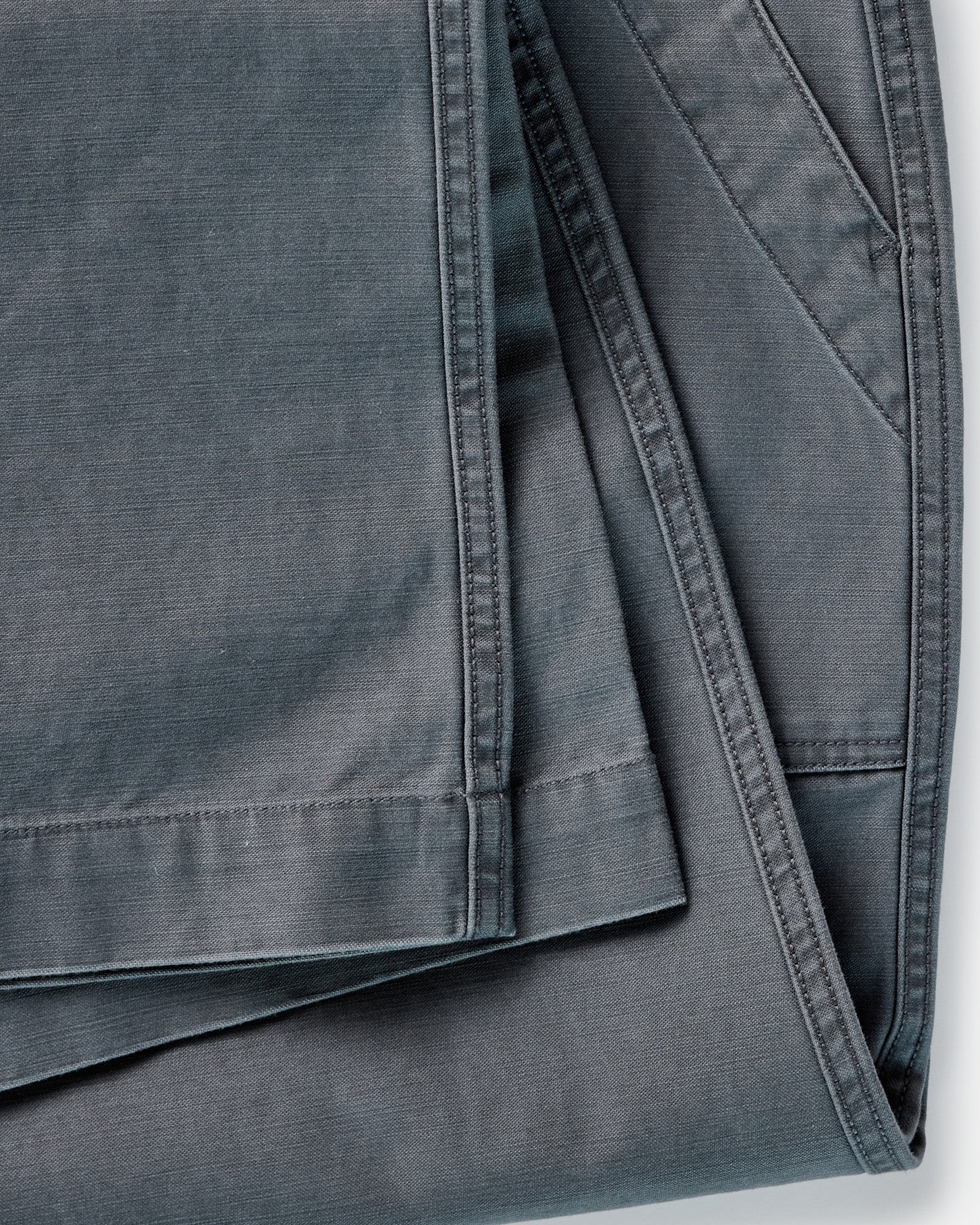 The Surplus Pant in Reverse Sateen Faded Black