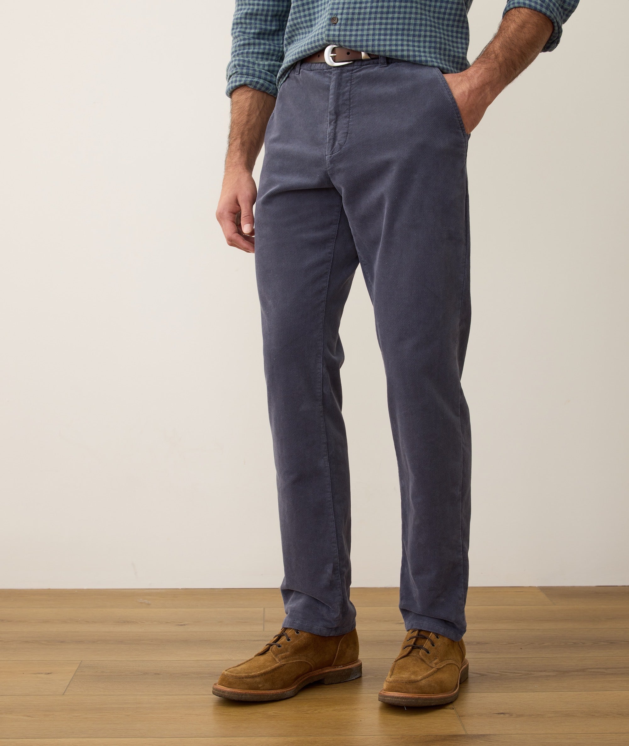 Saturday Slim Straight Moleskin Chino Mood Indigo