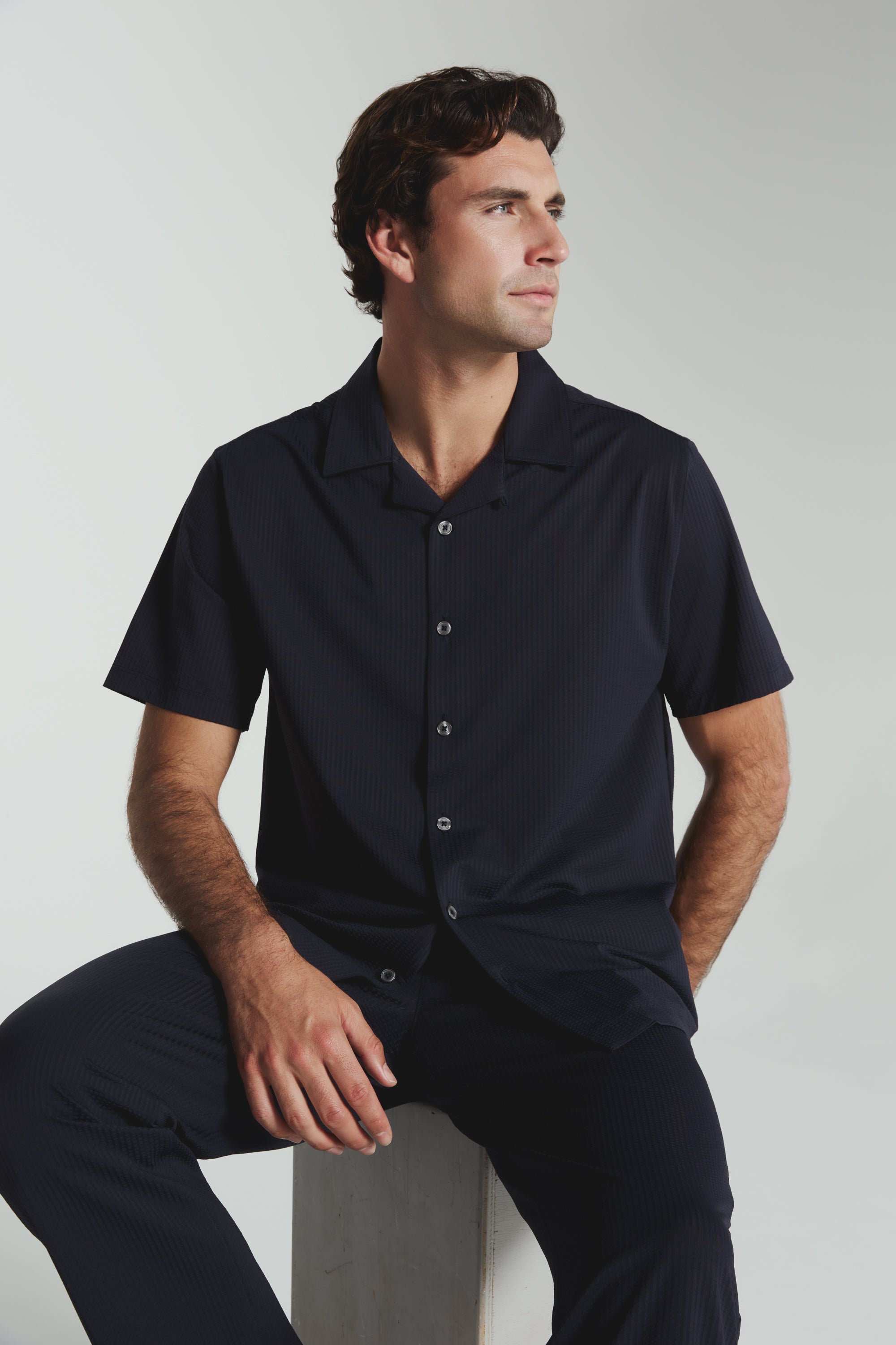 Sutherland Camp Shirt Navy