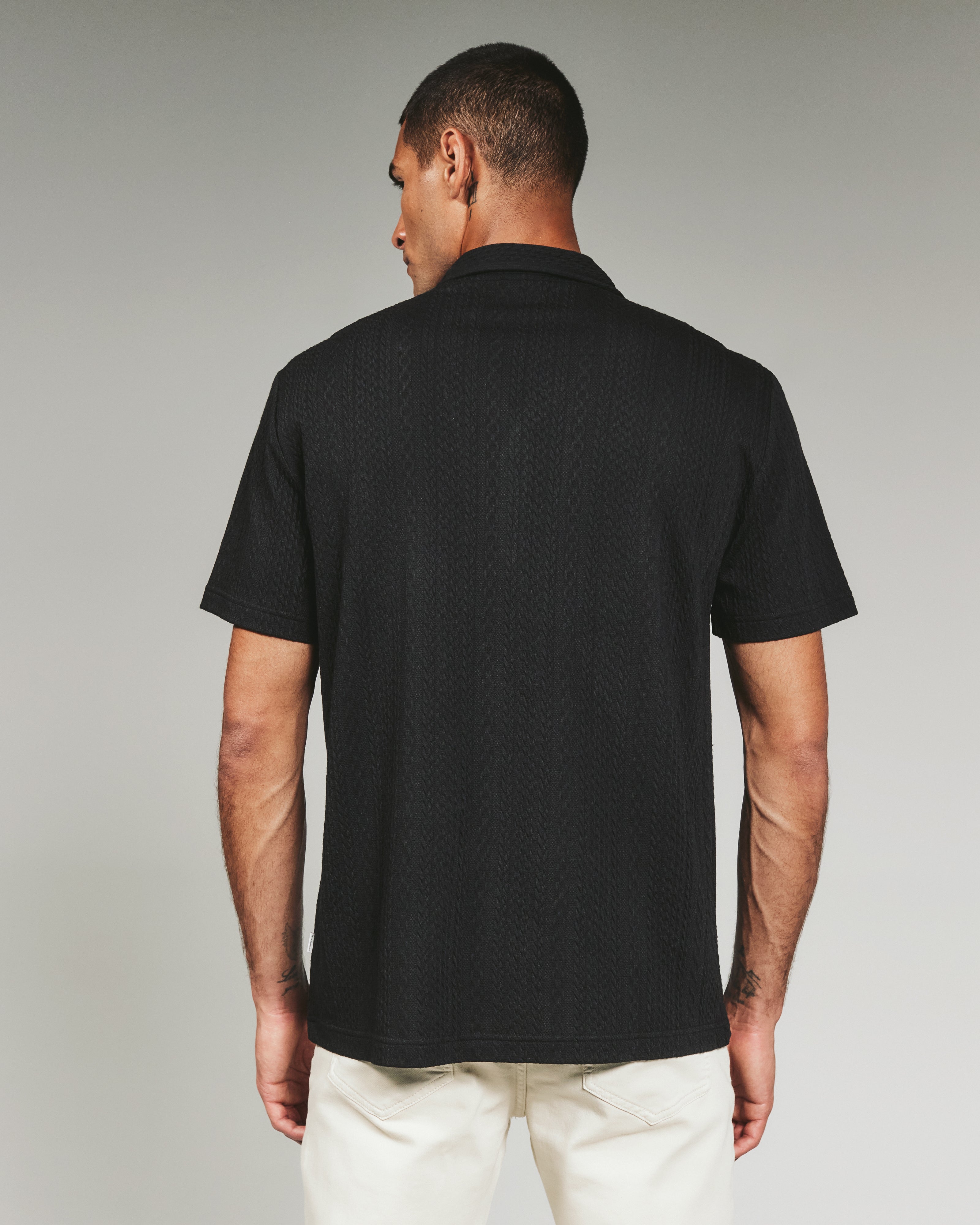 Andros Camp Shirt Black