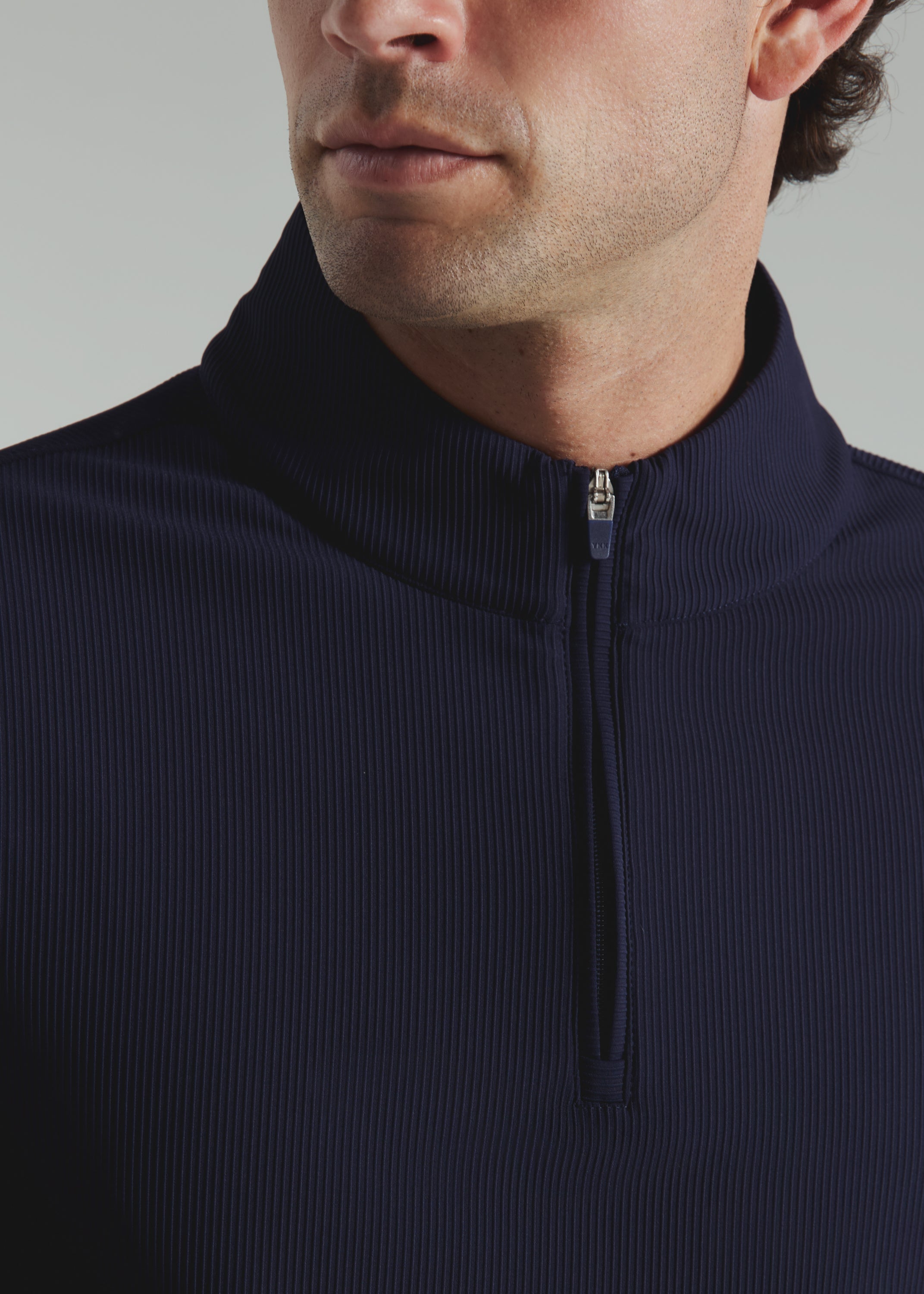 Drift Quarter Zip Pullover Navy