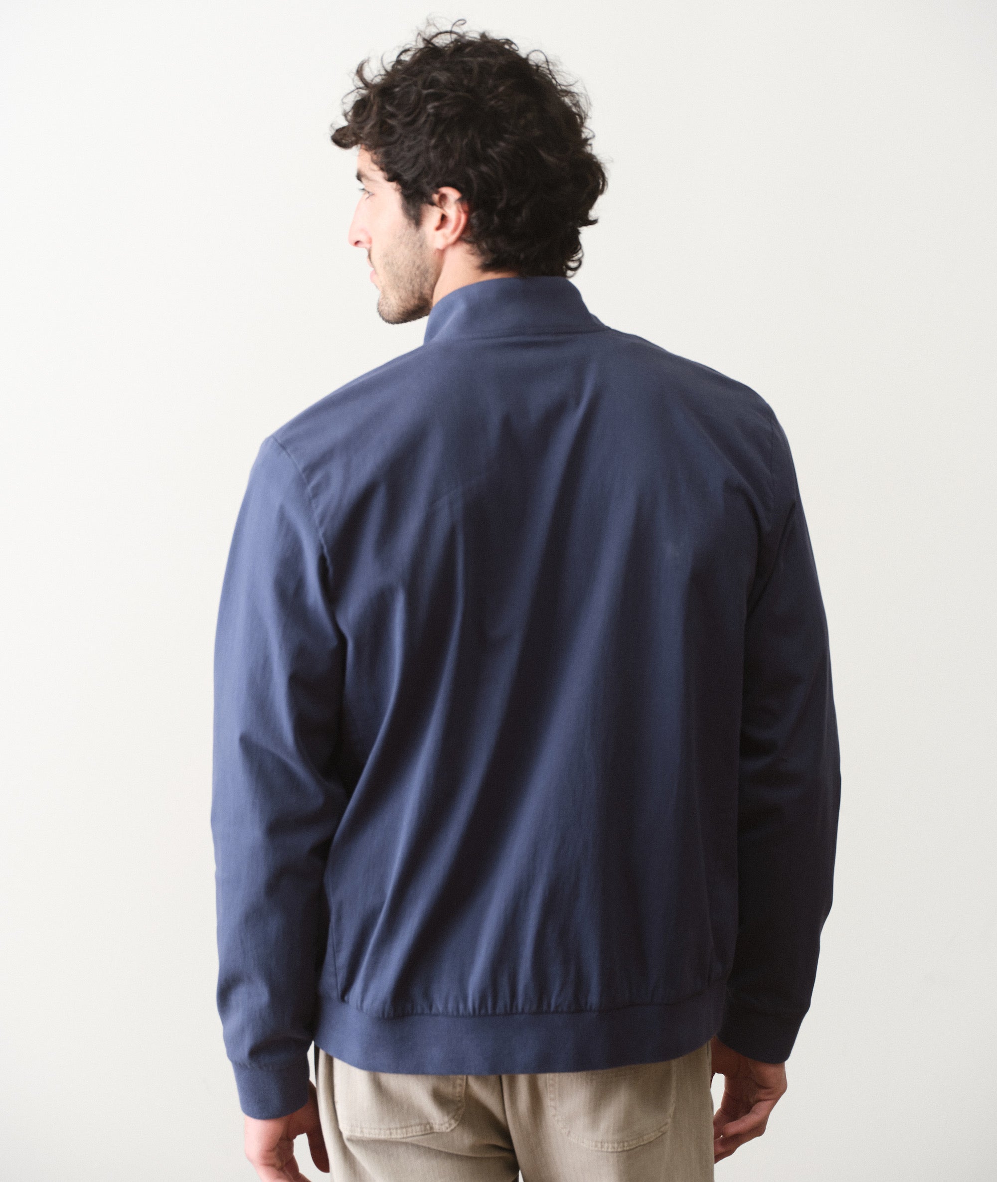 Breeze Stretch Bomber Jacket Mood Indigo