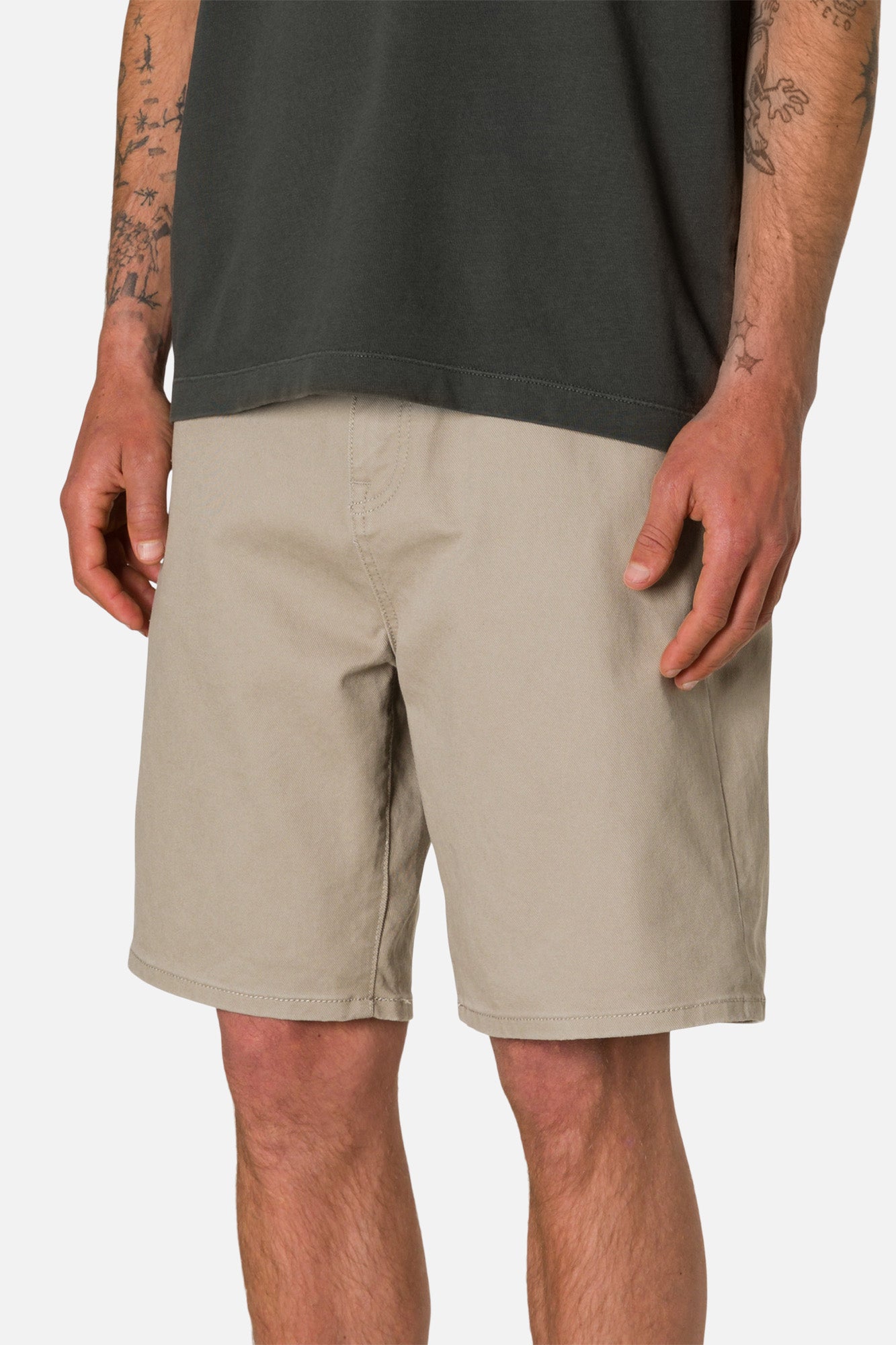 George 64 Bull Denim Short Vintage Khaki