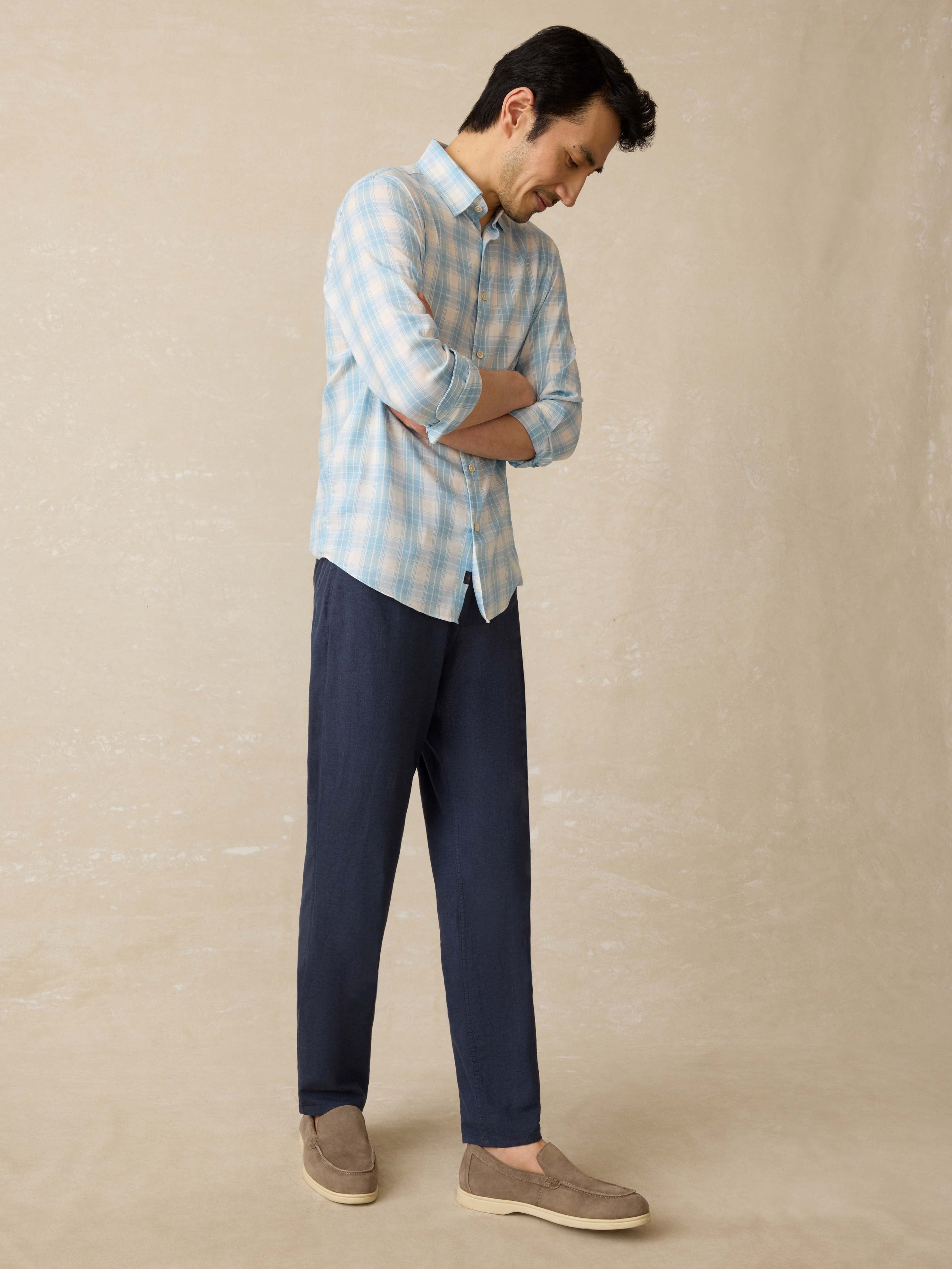 Movement Linen 5-Pocket Pant Deep Sea Navy
