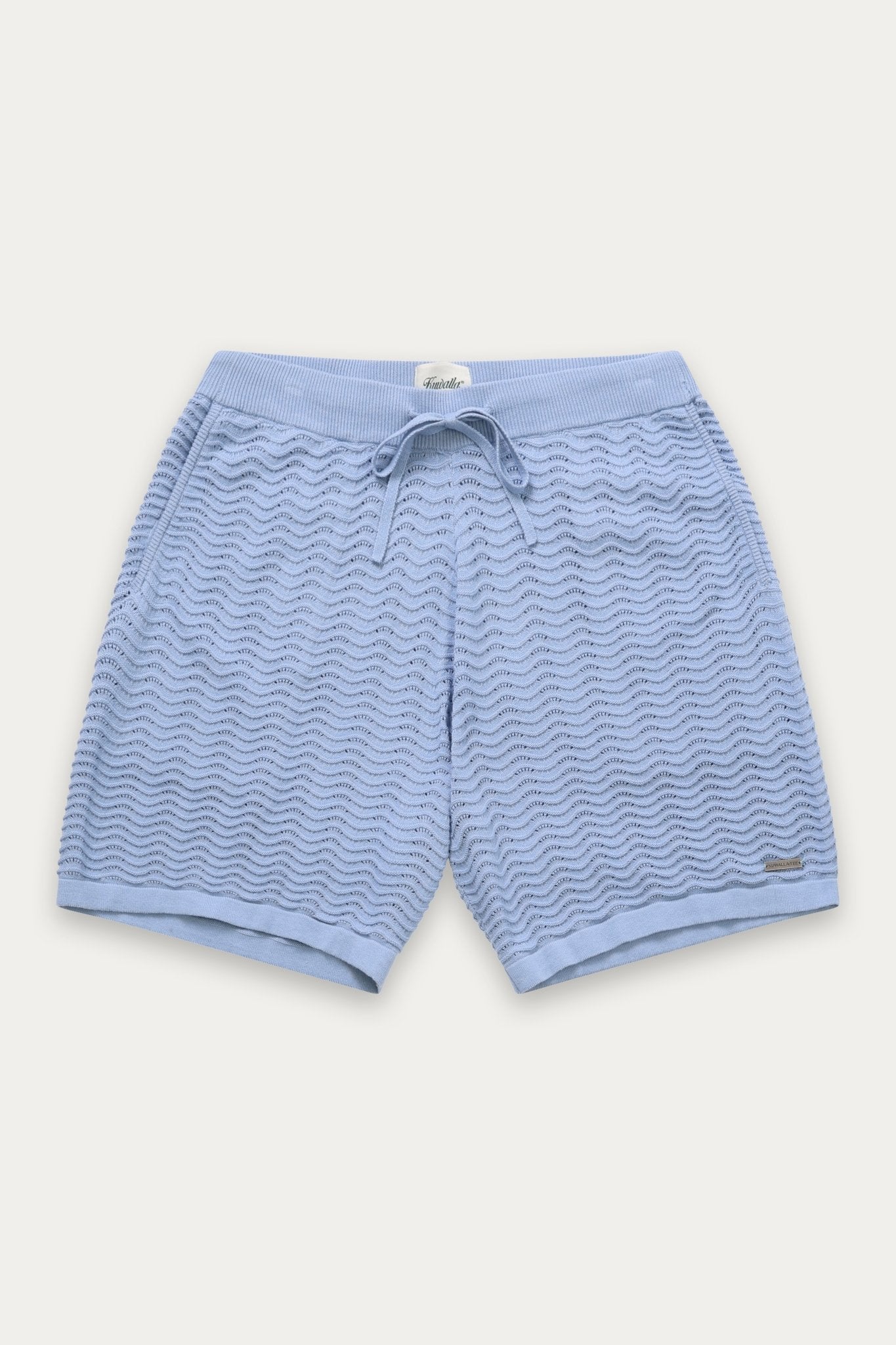 Wave Knit Shorts Rain Washed