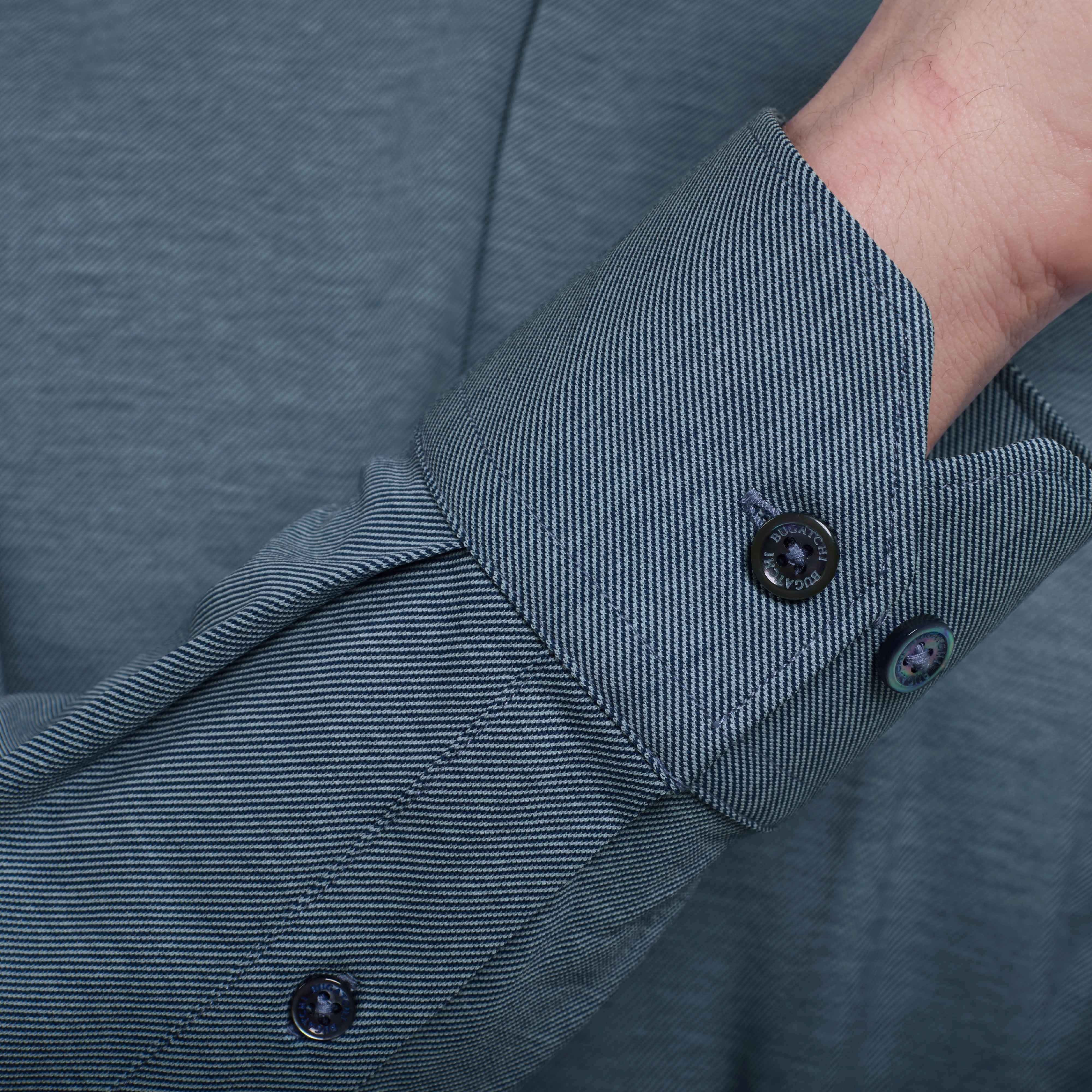 OOOHCotton James Long Sleeve Shirt Indigo