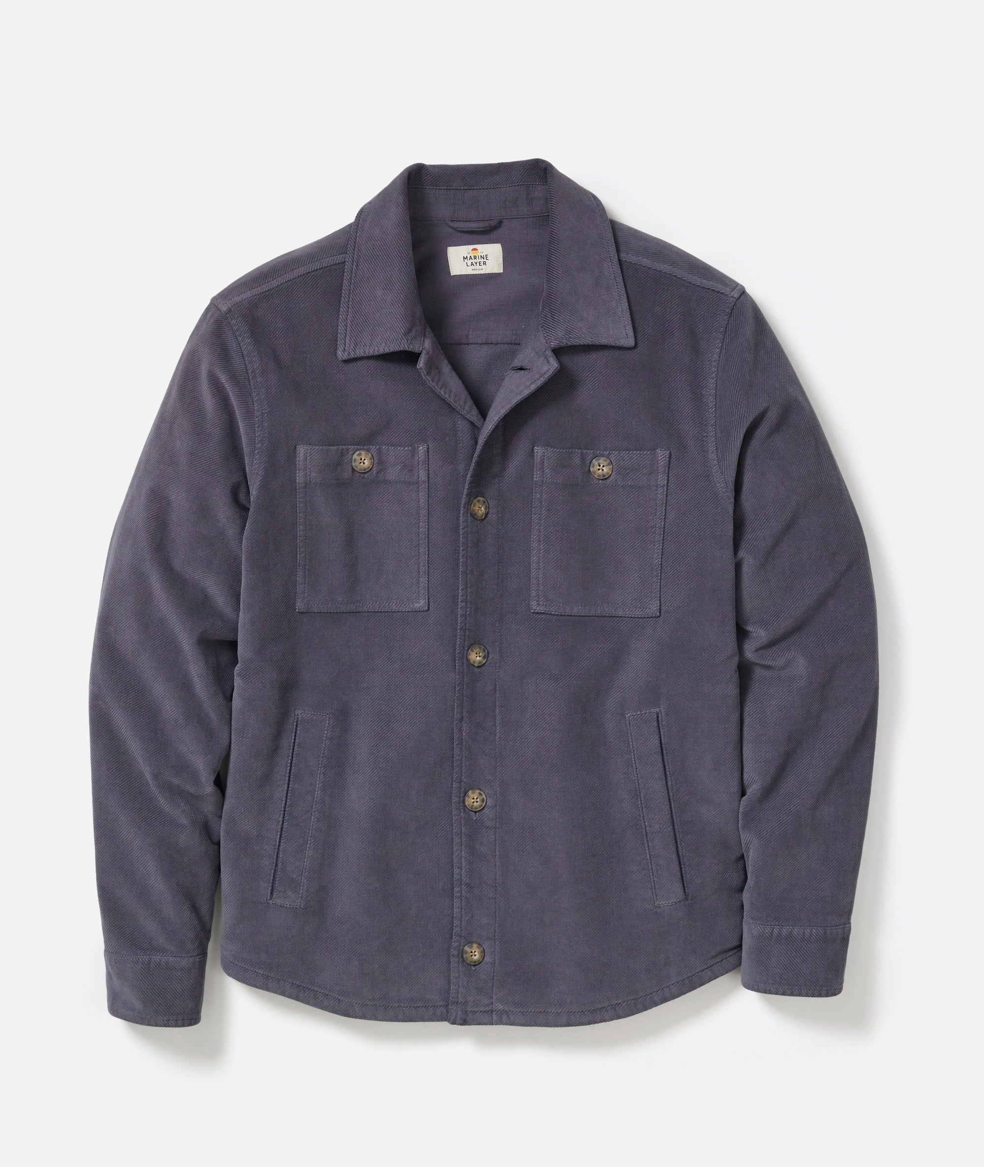 Max Moleskin Overshirt Mood Indigo