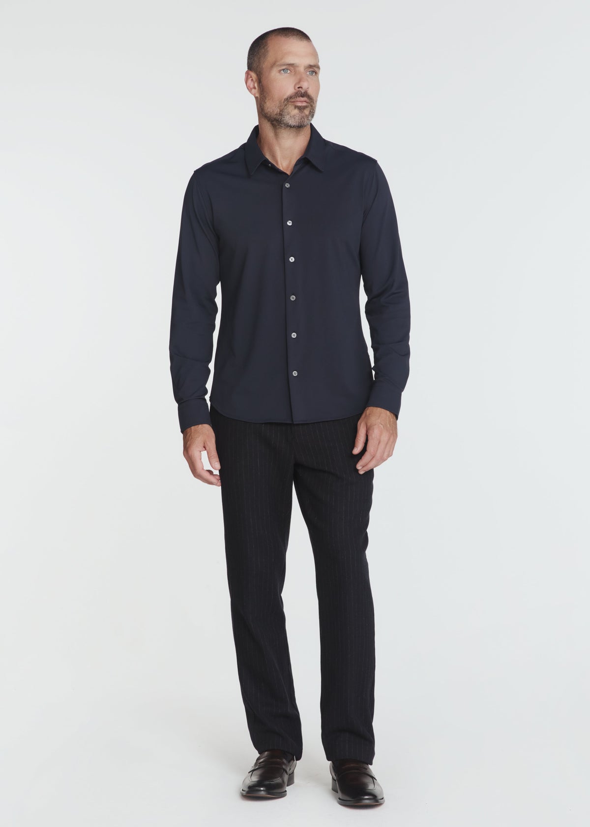 Sterling Long Sleeve Shirt Navy