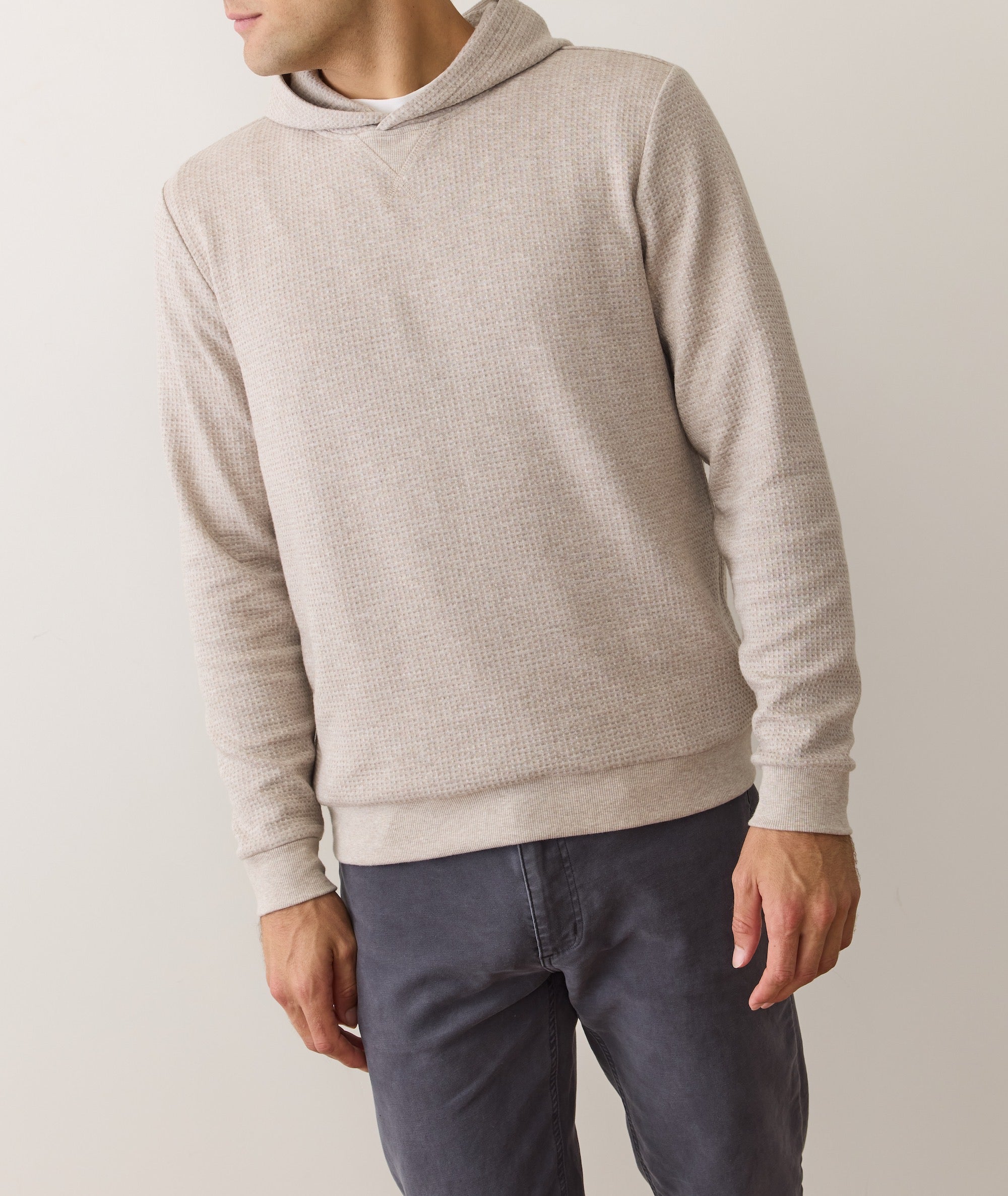 Waffle Hoodie Oatmeal