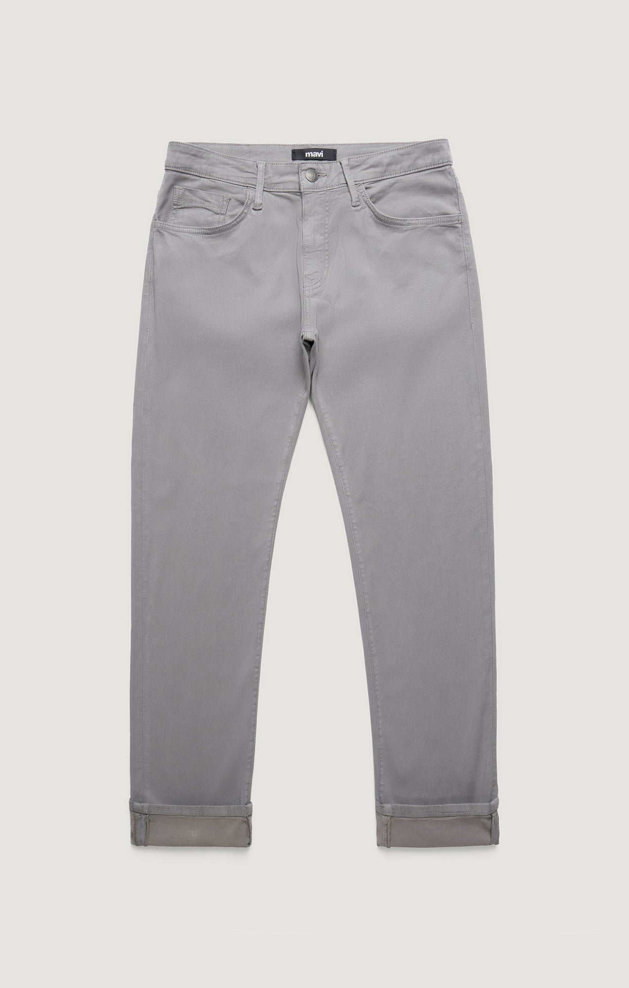 Marcus Slim Straight Luxe Twill Shark