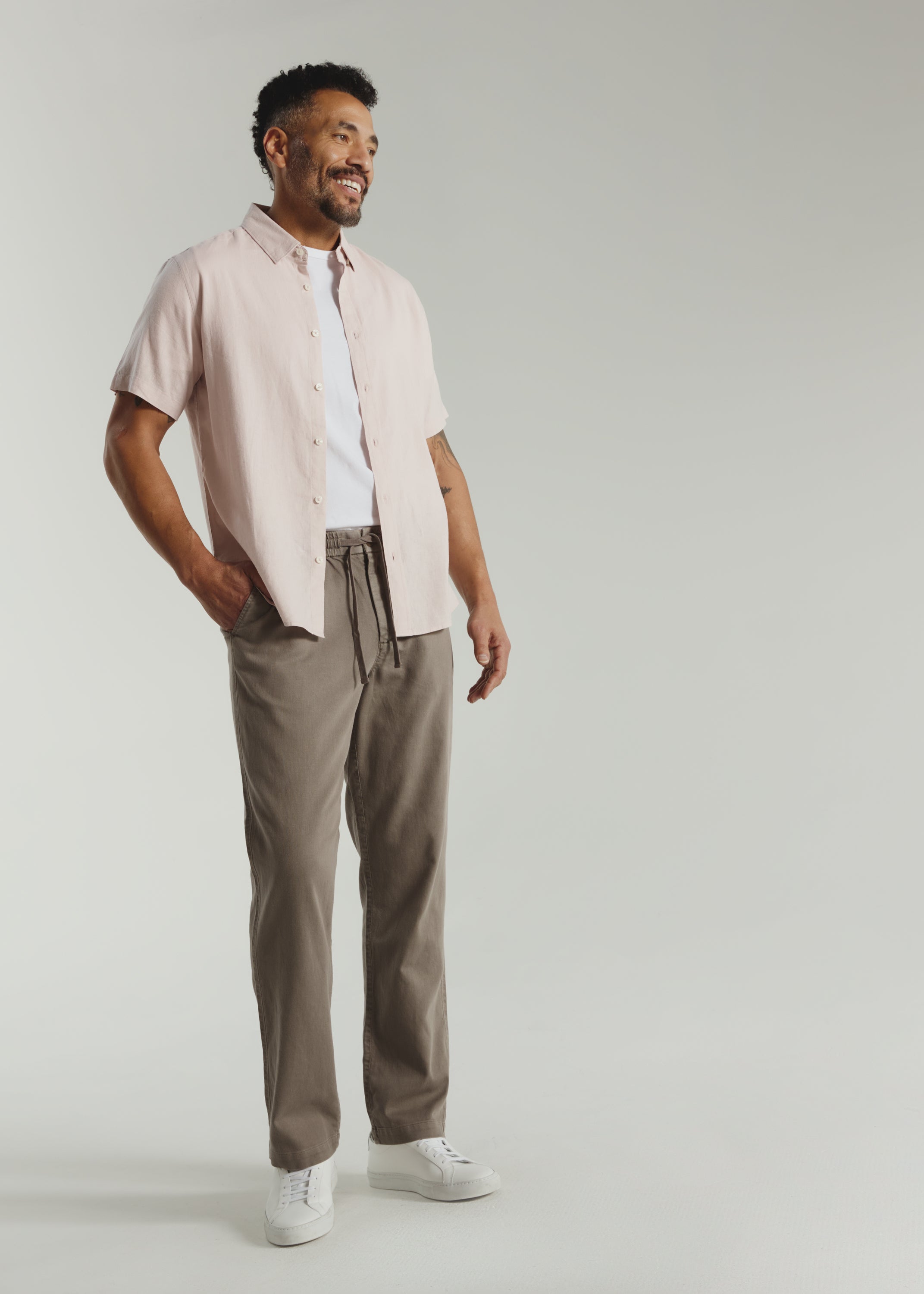Laguna Linen Pull-On Pant Iron