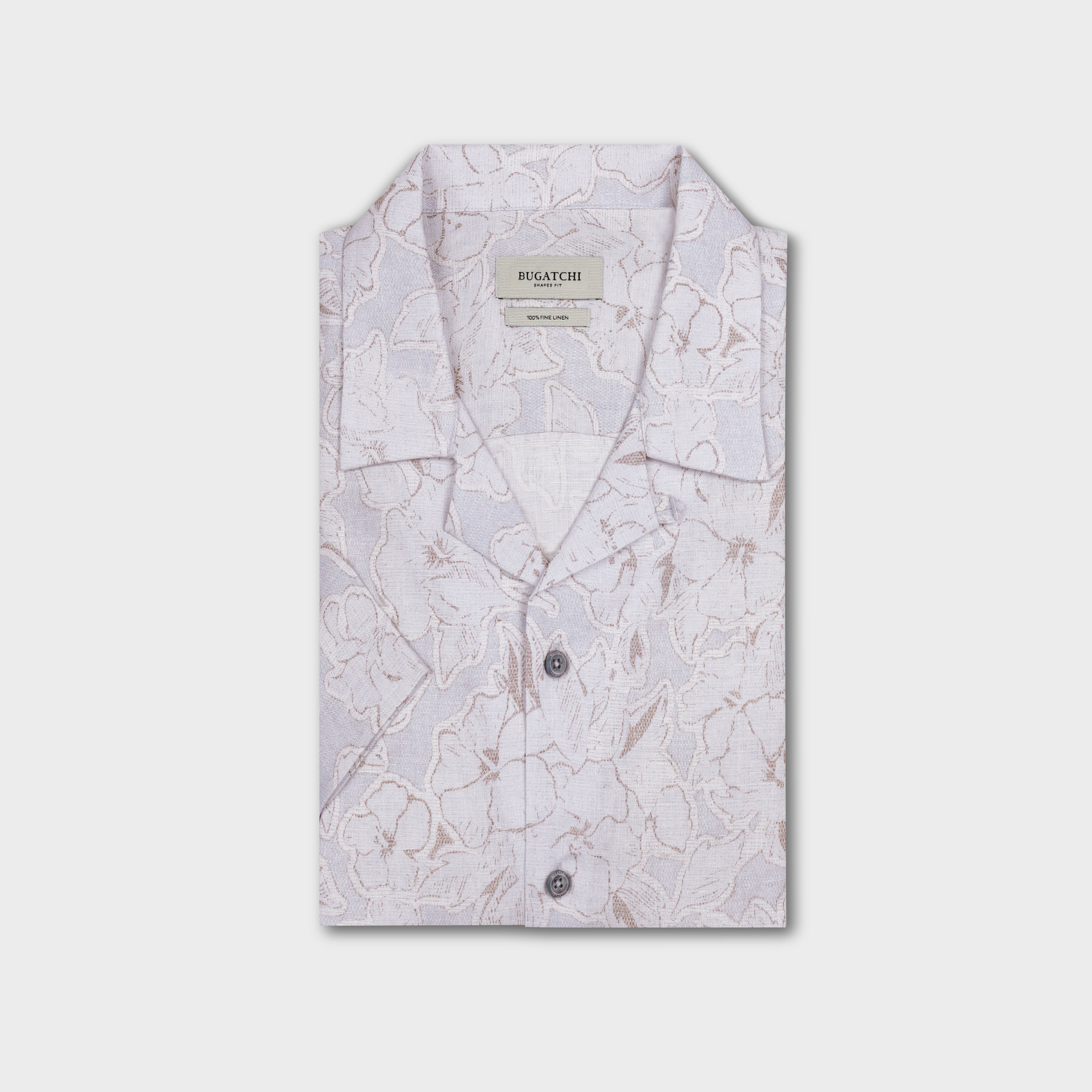 Jackson Linen Camp Shirt Air Blue