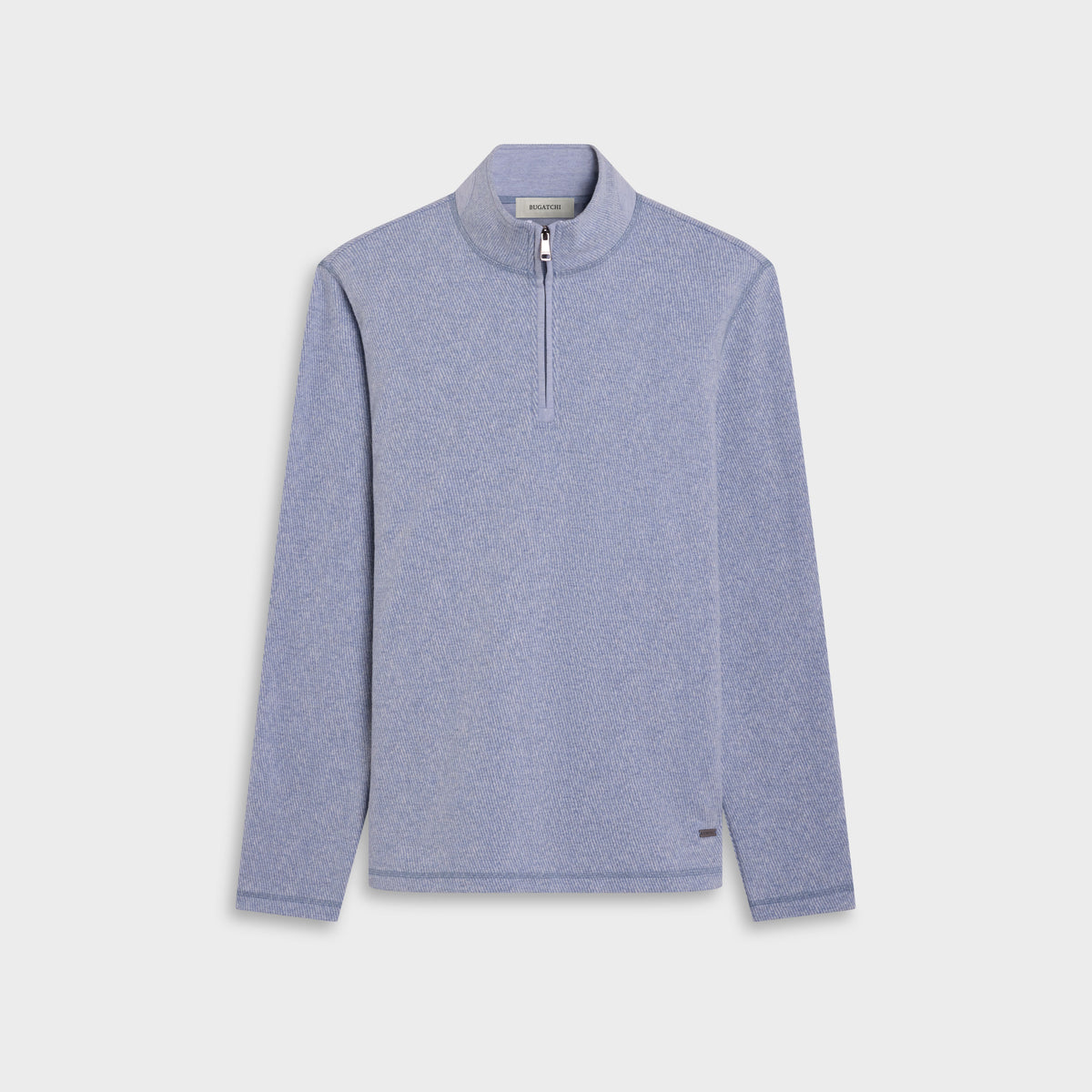 Knit Quarter Zip Sweater Steel