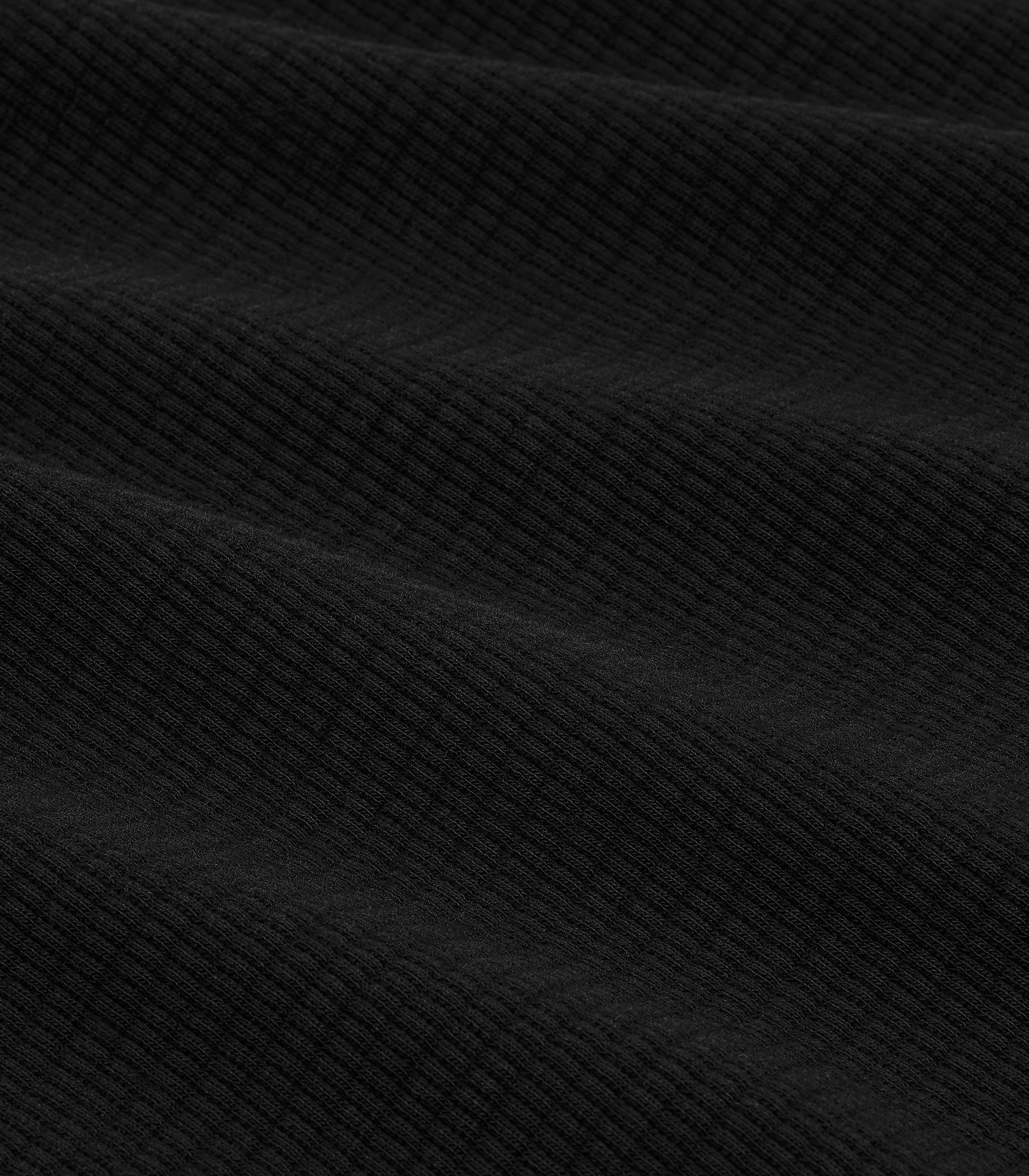 Box Knit T-Shirt Black