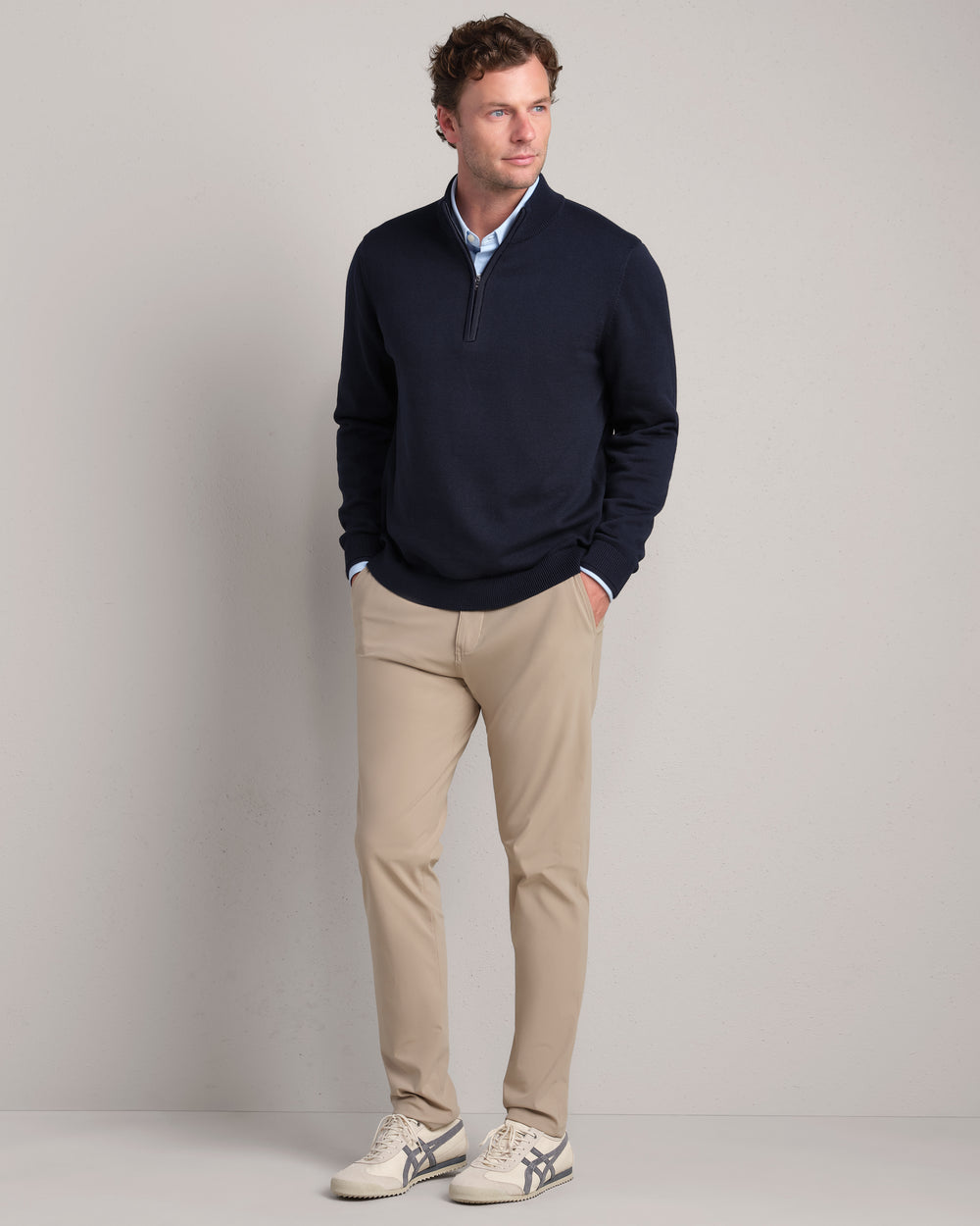 Commuter 1/4 Zip Sweater True Navy