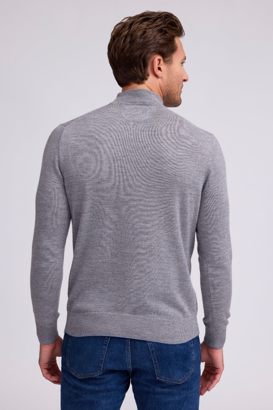 Classic Merino Mockneck Platinum