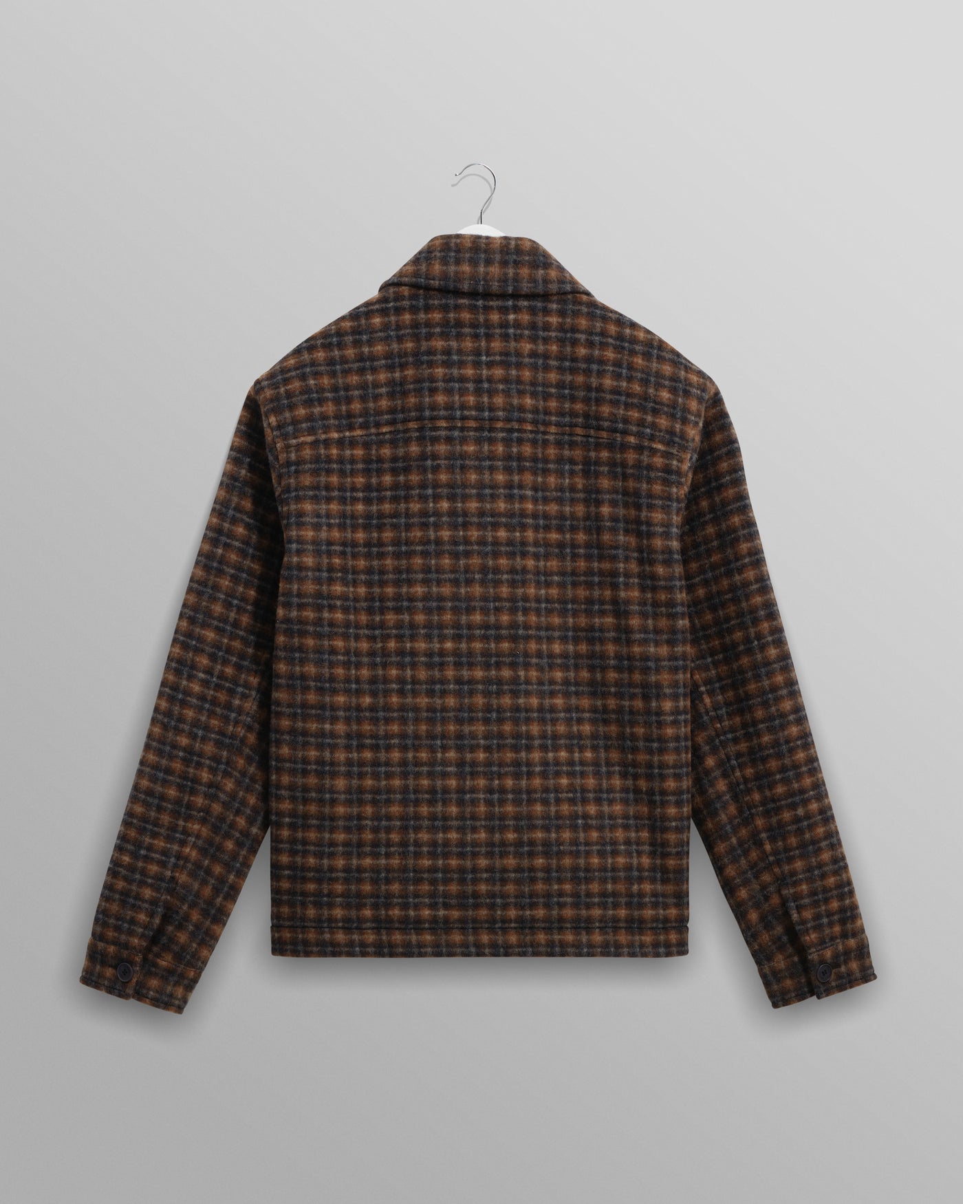 Osier Jacket - Drawn Check Navy/Brown