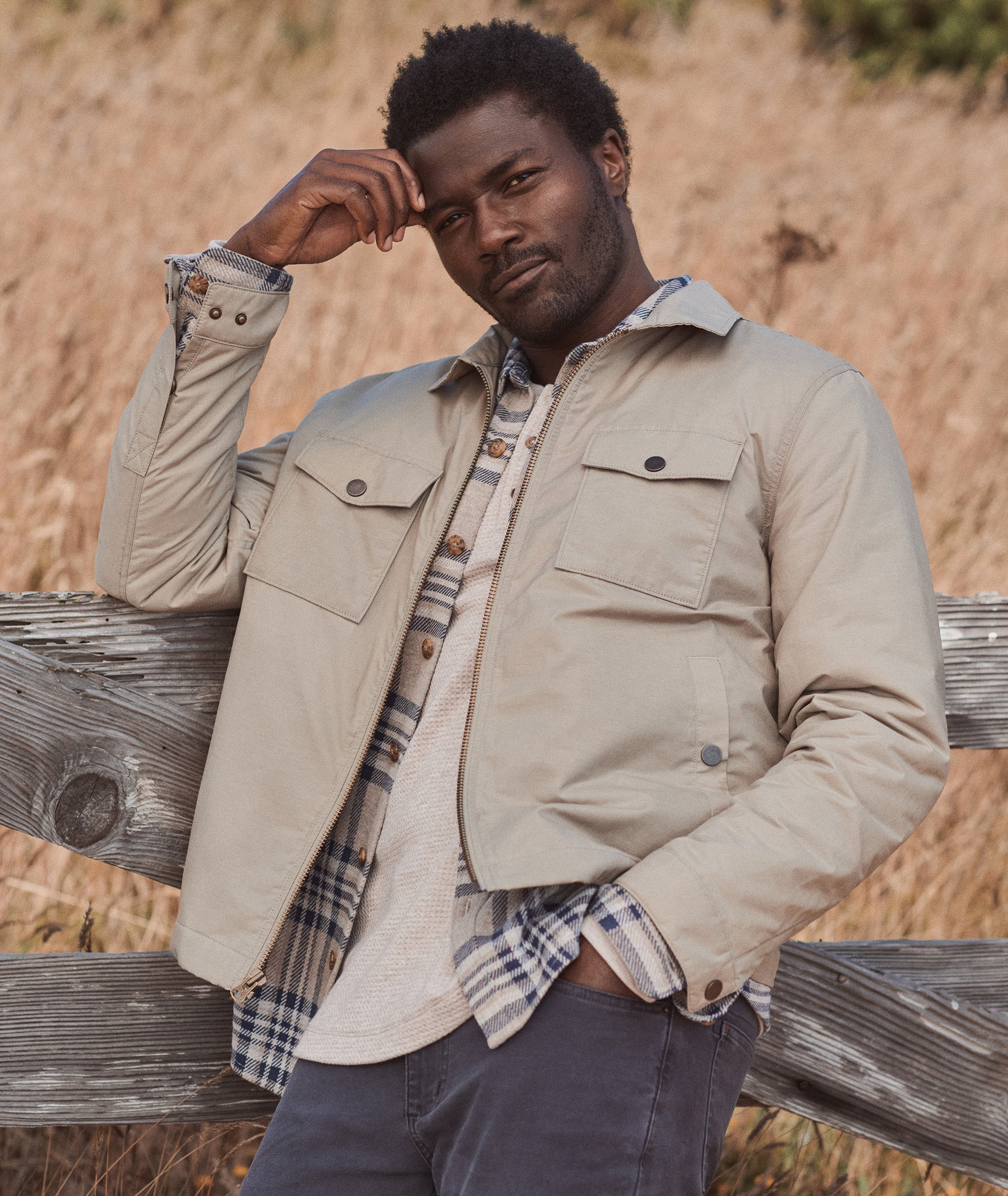 Reynolds Dry Wax Trucker Jacket Vintage Khaki