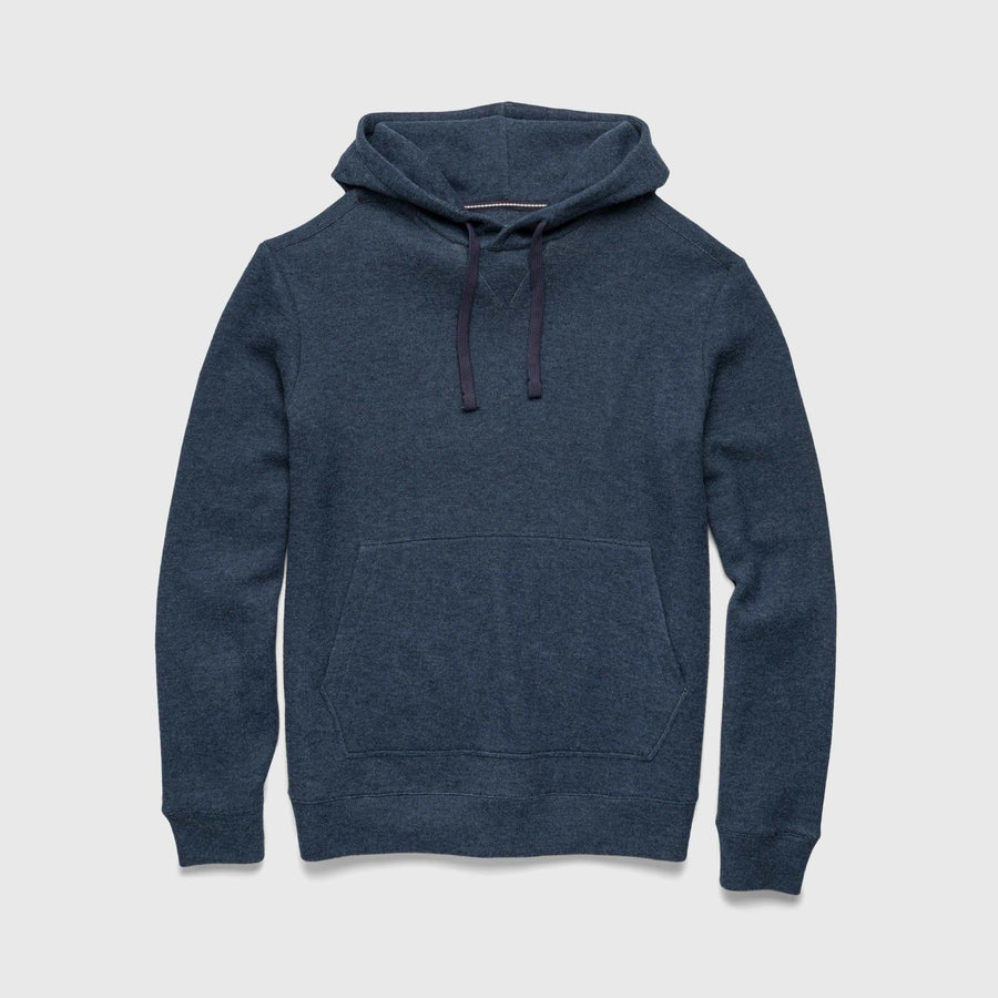 Justin Cashmist Soft Sweater Fleece Hoodie Navy Heather