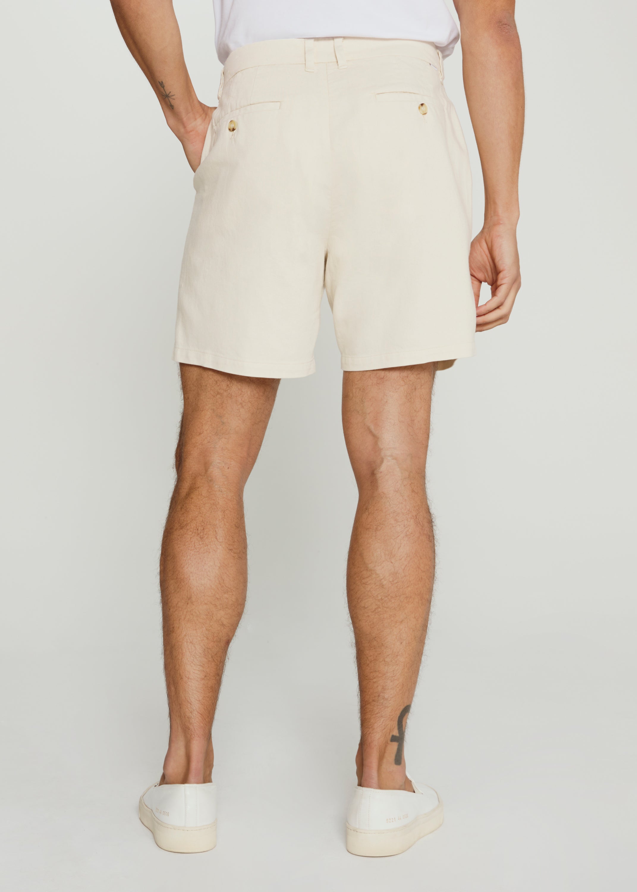 Laguna Linen Short - 7" Natural
