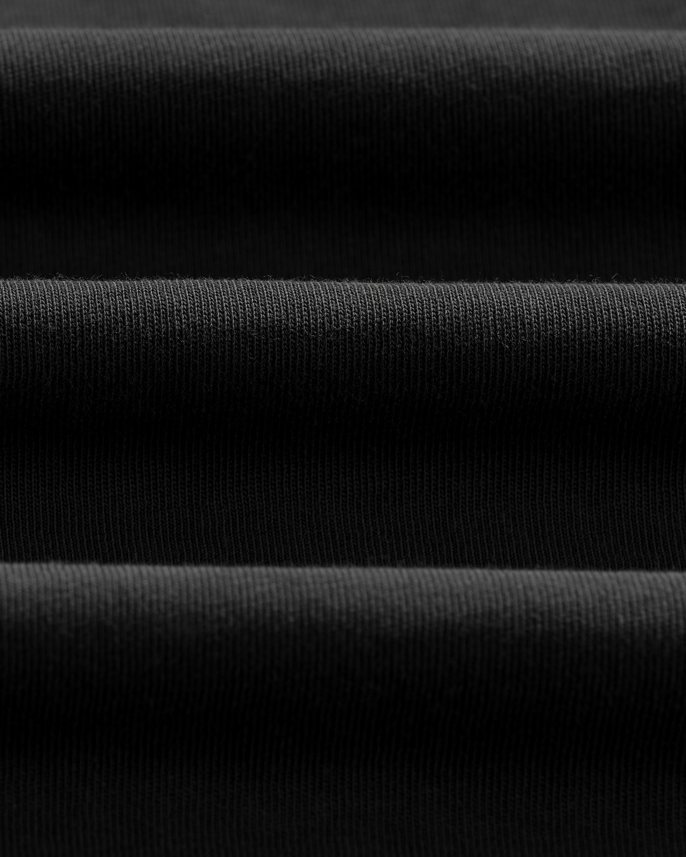 Mark Crop Tee in Compact Cotton Washed Black