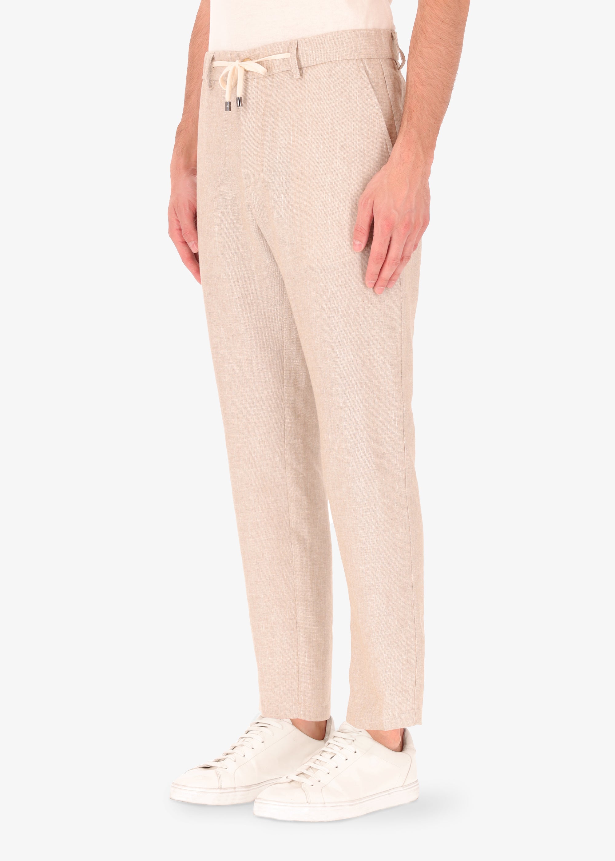 Certo Ban Pleated Linen Trouser Rope