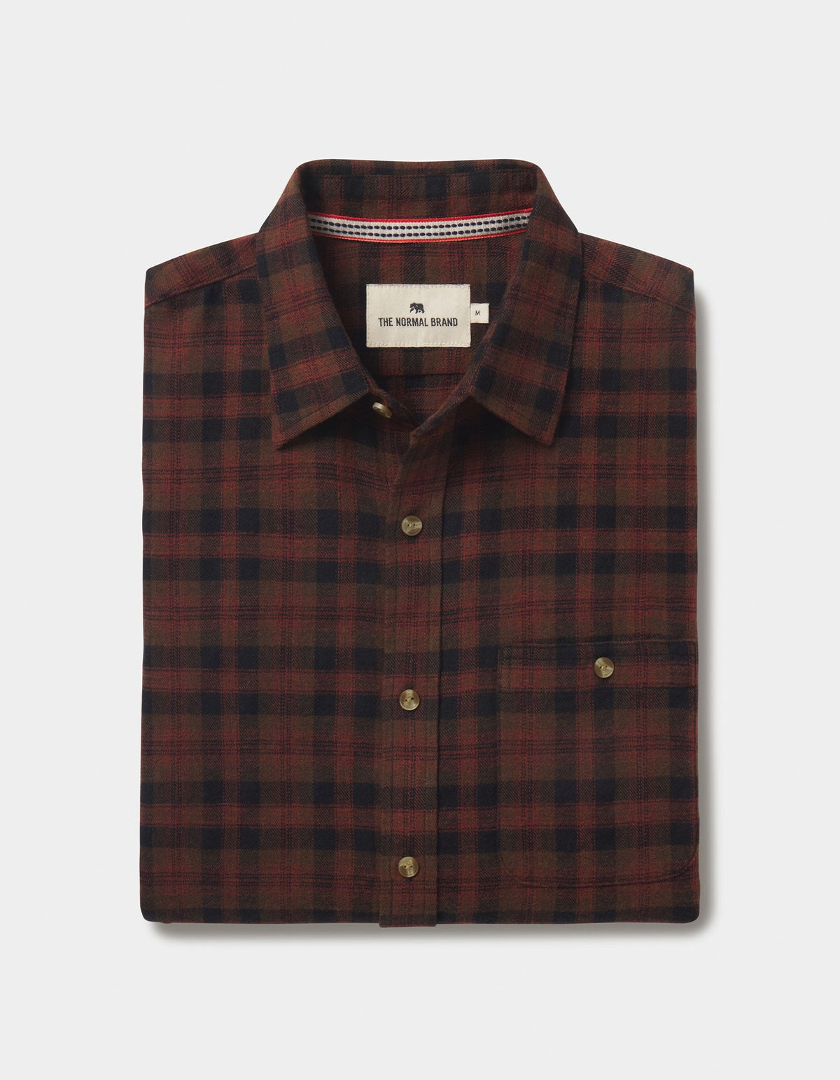 Hudson Double Brushed Flannel Cocoa Plaid