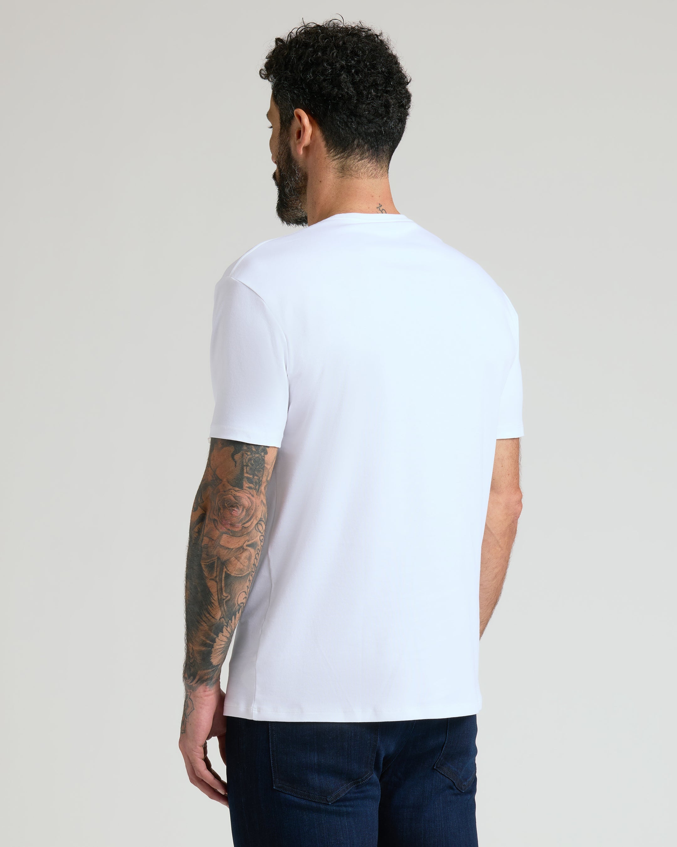 Classic Pima Crew White