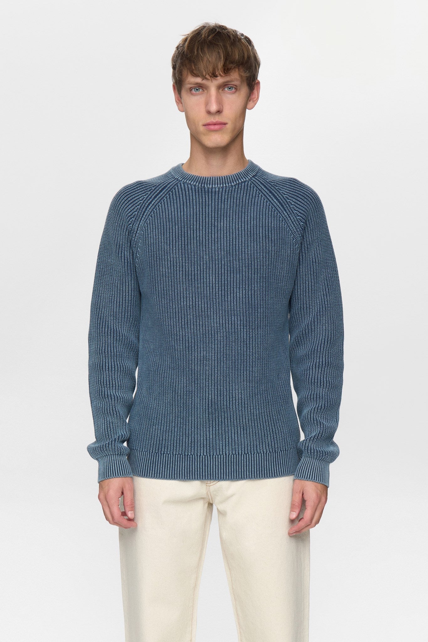 Aksune Patent Knit Light Blue