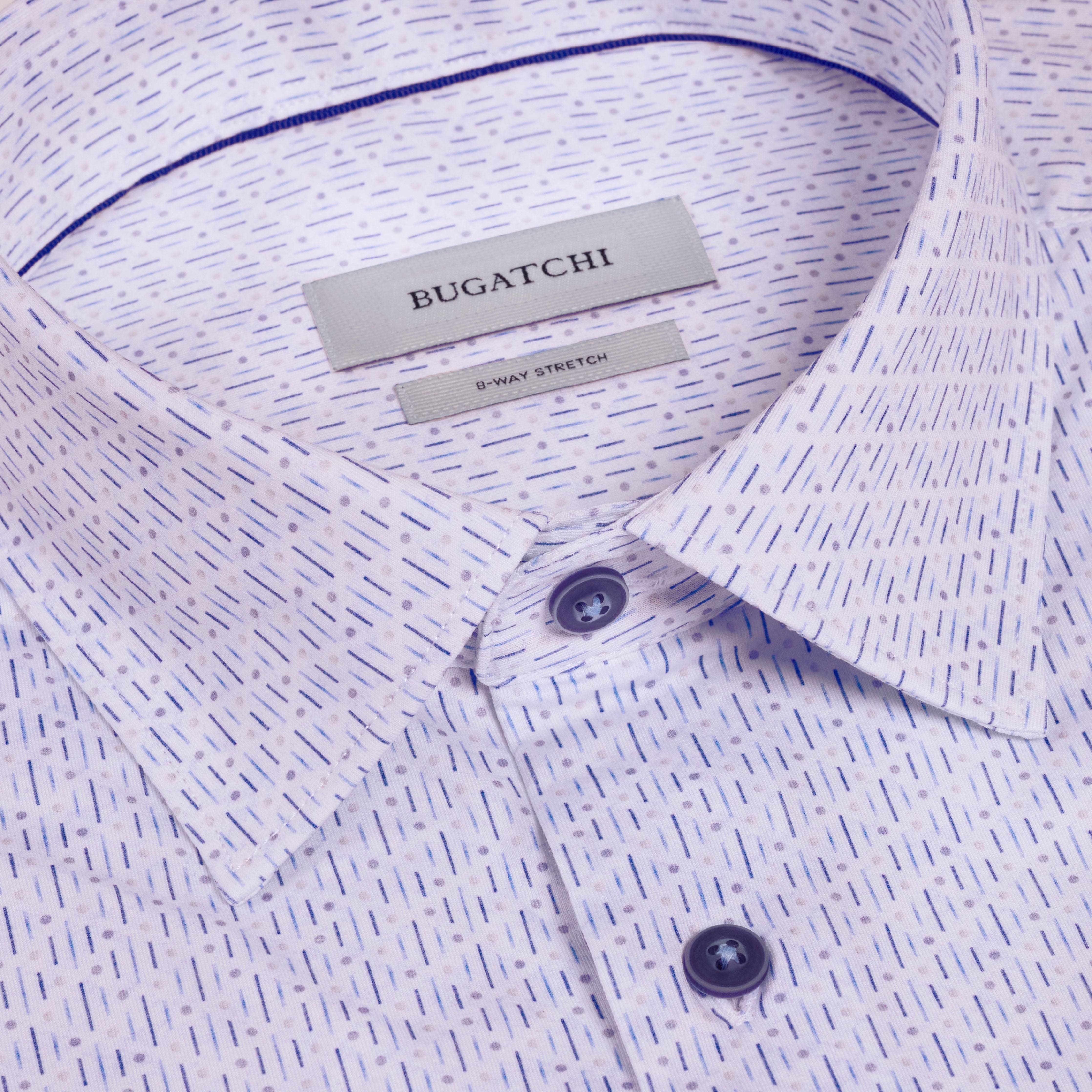OOOHCotton James Long Sleeve Shirt Air Blue