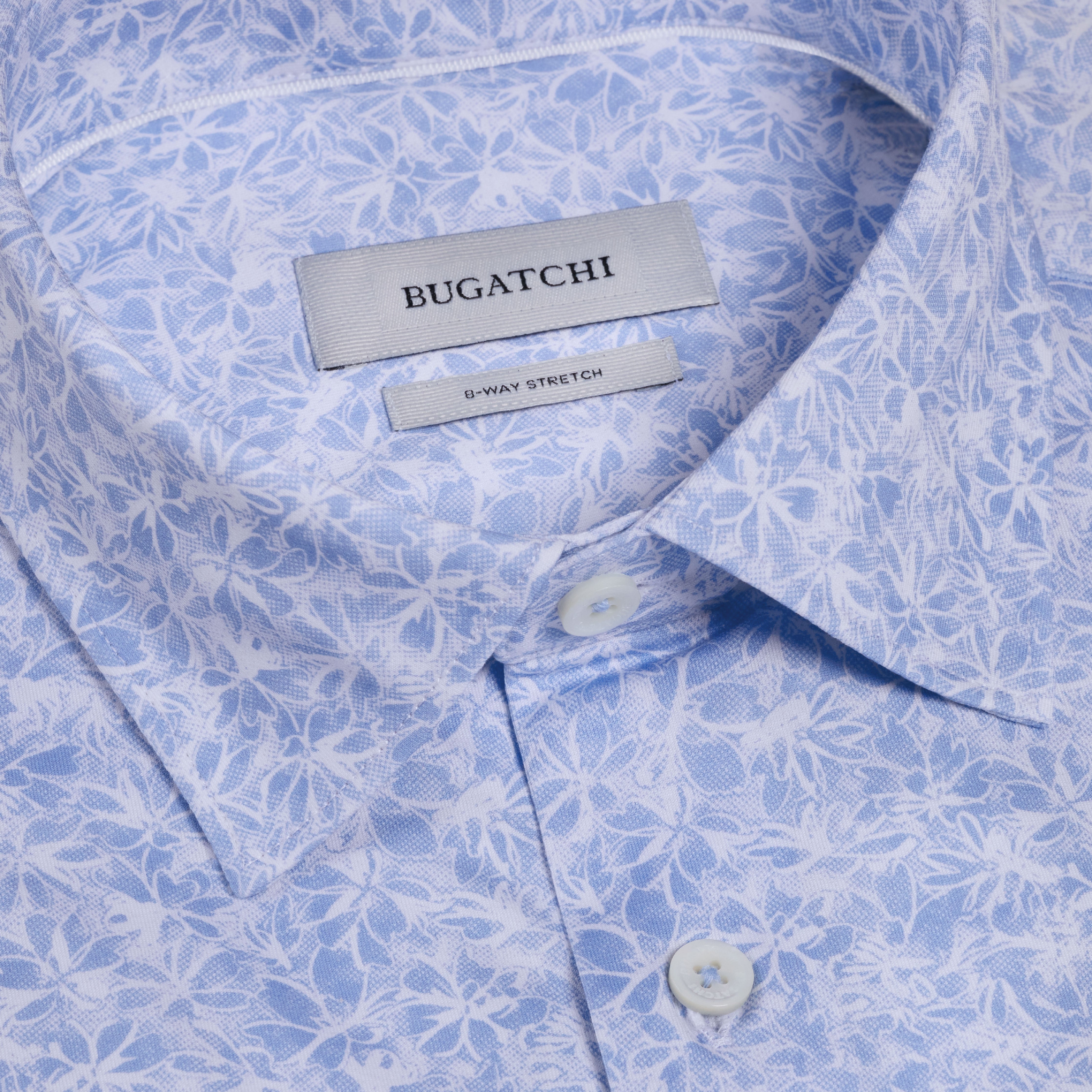 OOOHCotton Milo Short Sleeve Shirt Air Blue