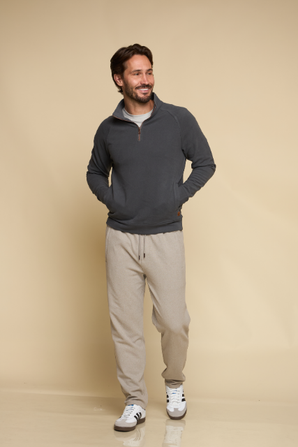 Maverick Qtr Zip Smoke