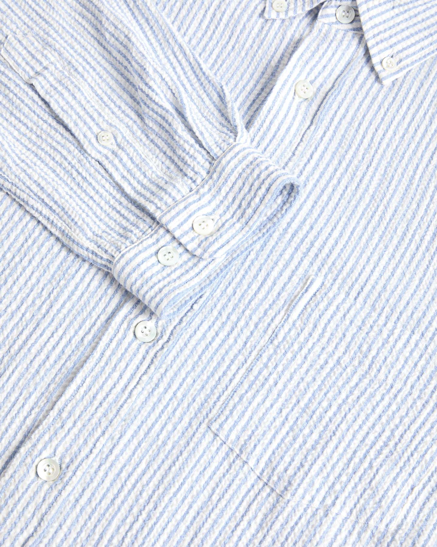 Branco Shirt Azure Stripes