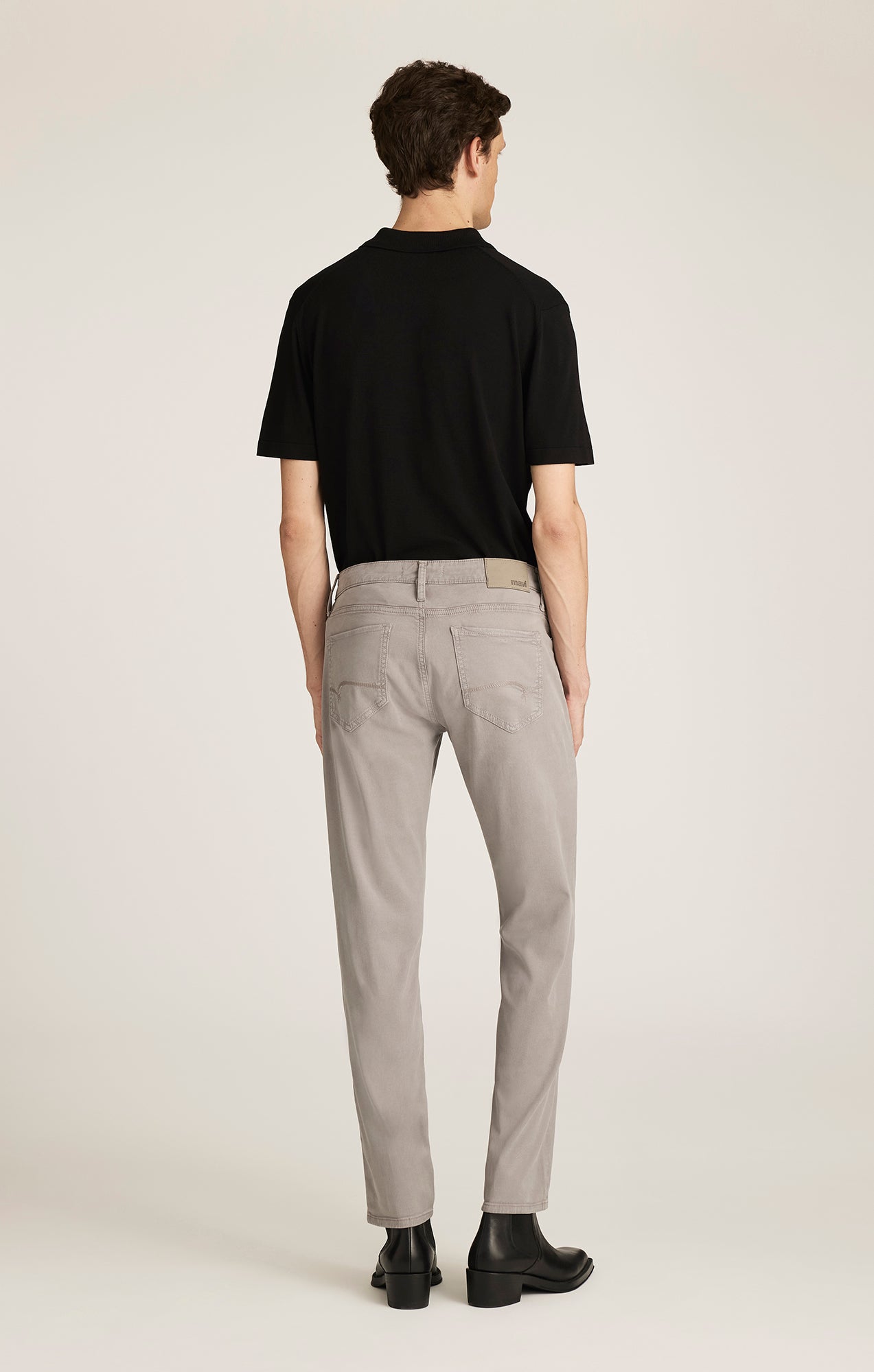Marcus Slim Straight Luxe Twill Shark