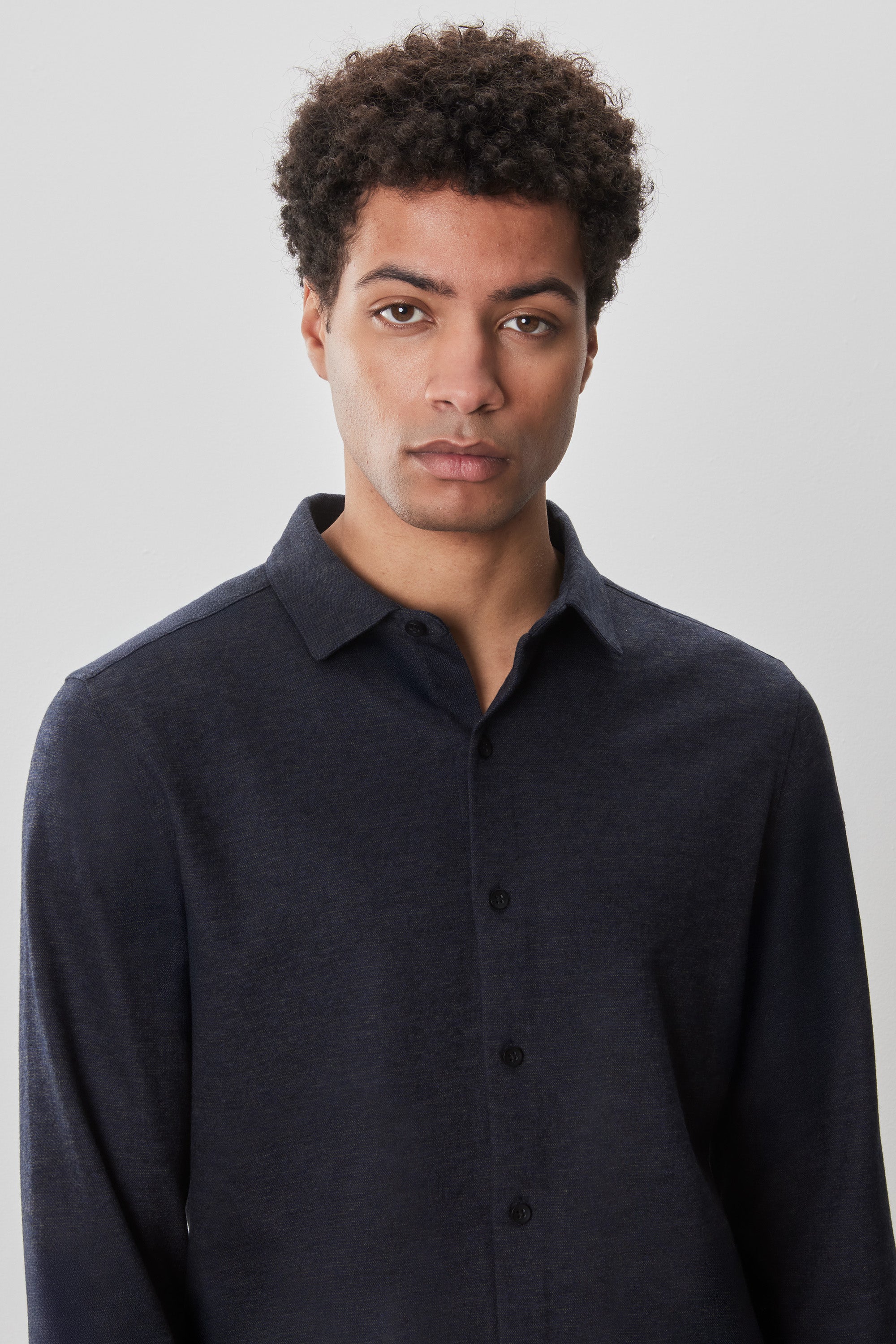 Alonso Knit Shirt Navy