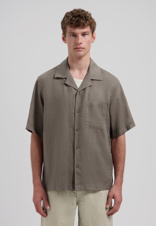 Hero Resort Shirt Grey Brown