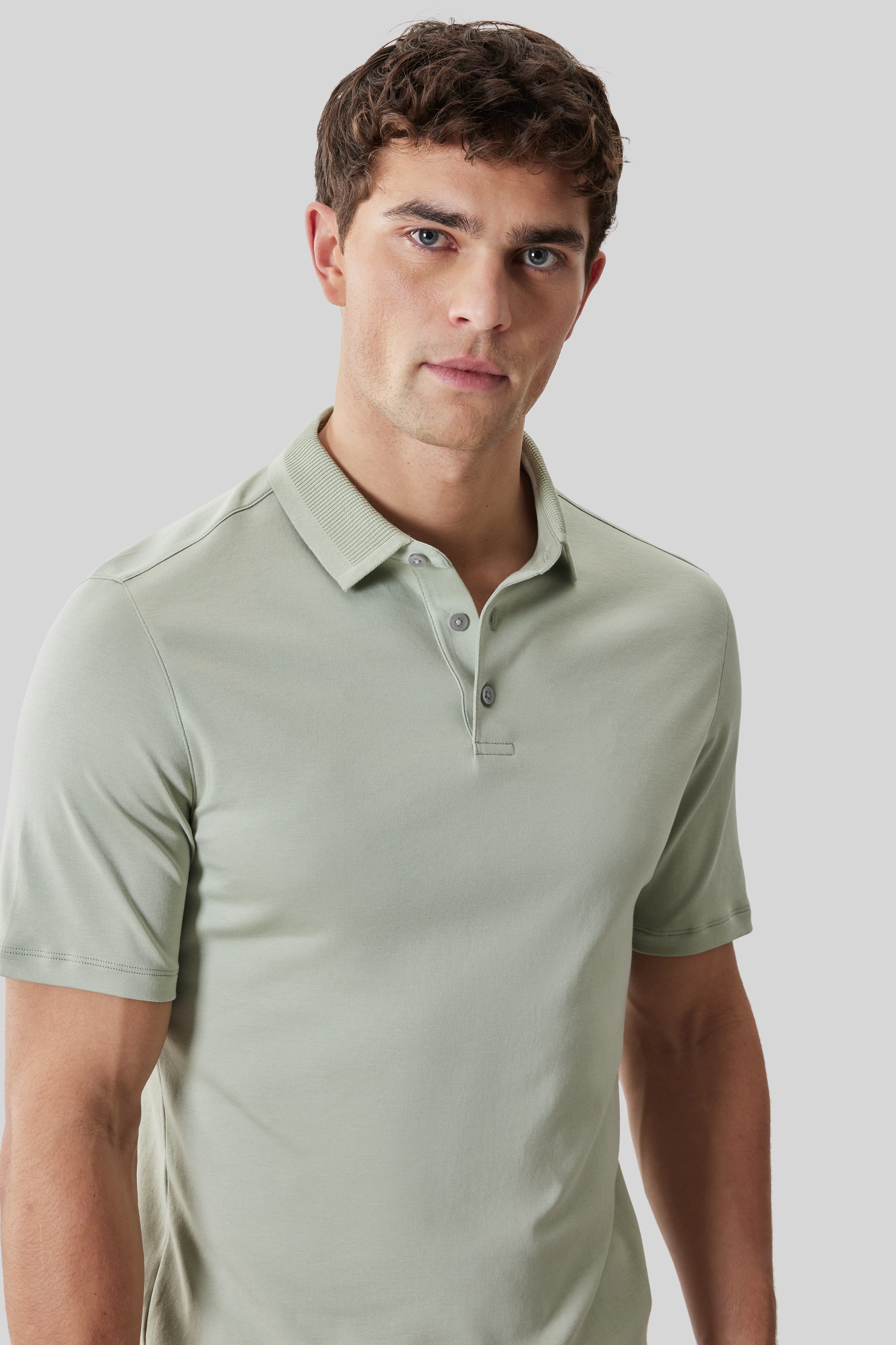 Georgia SS Polo Textured Desert Green
