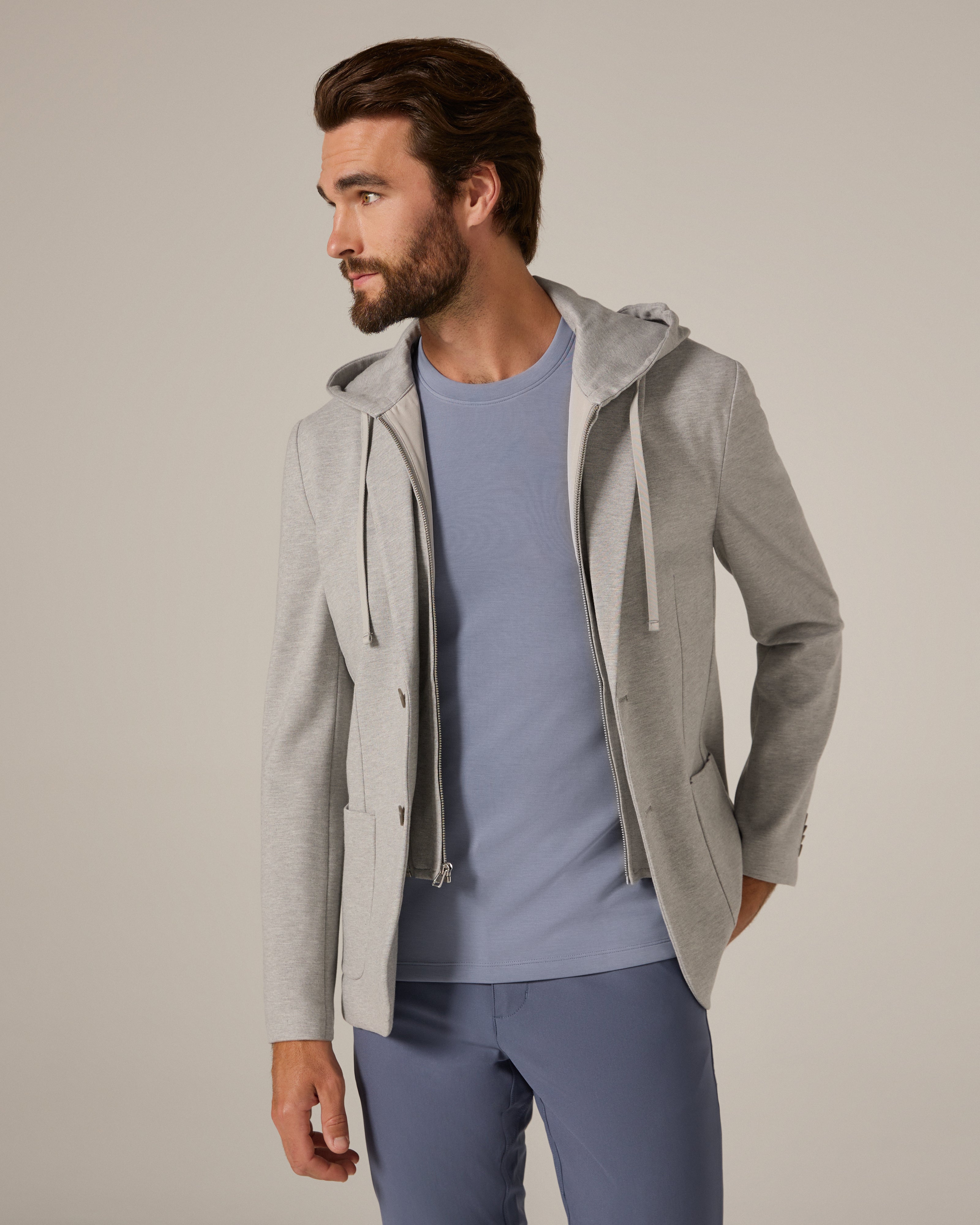 The District Blazer Grey