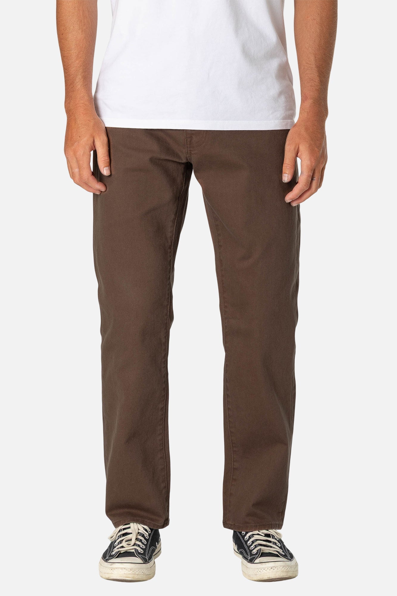Ren 57 Classic Straight Bull Denim Mocha