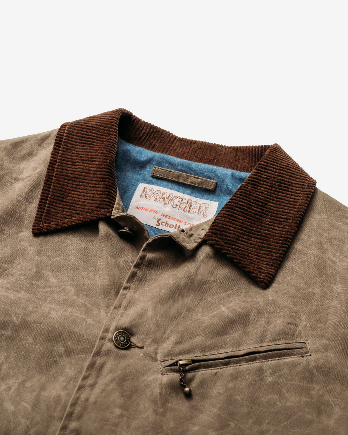 Waxed Mechanics Jacket Brown
