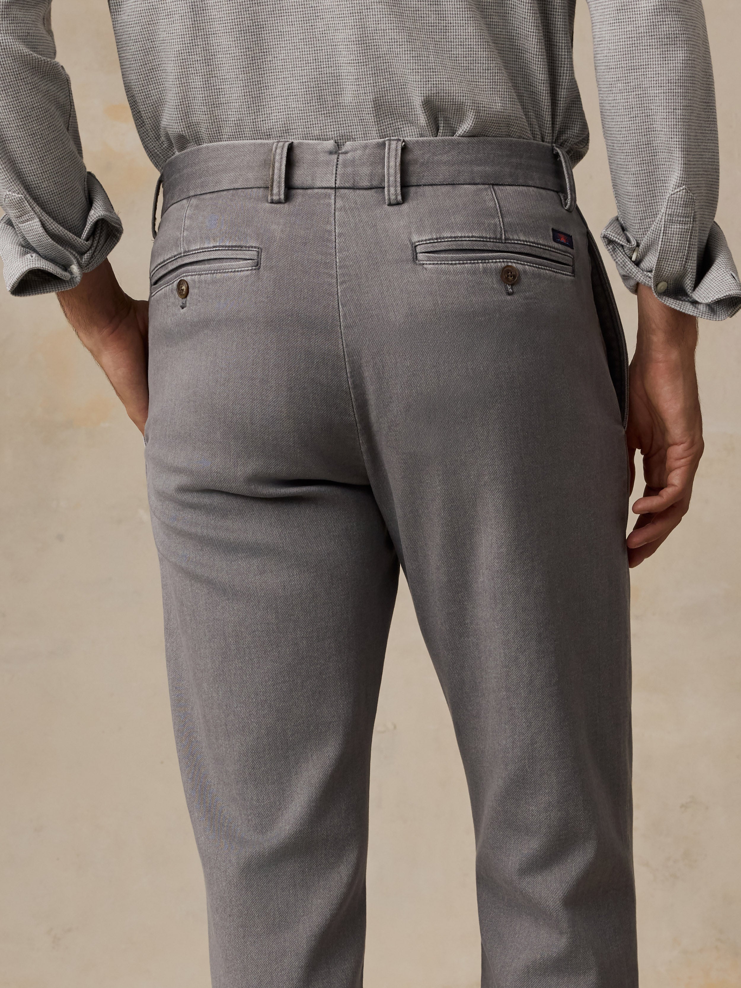 Stretch Terry Trouser Steel Grey