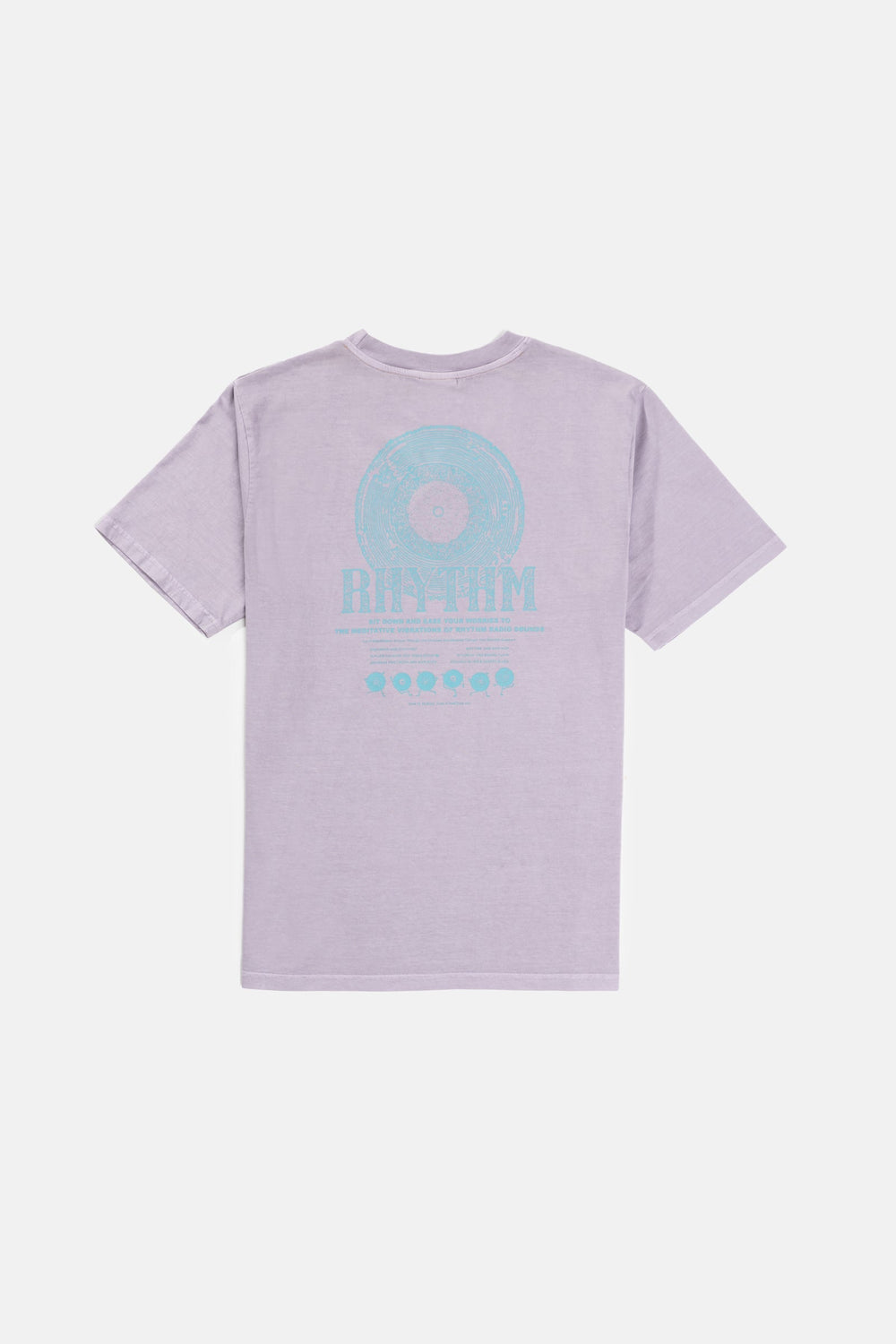 Record Vintage Short Sleeve T-Shirt Plum