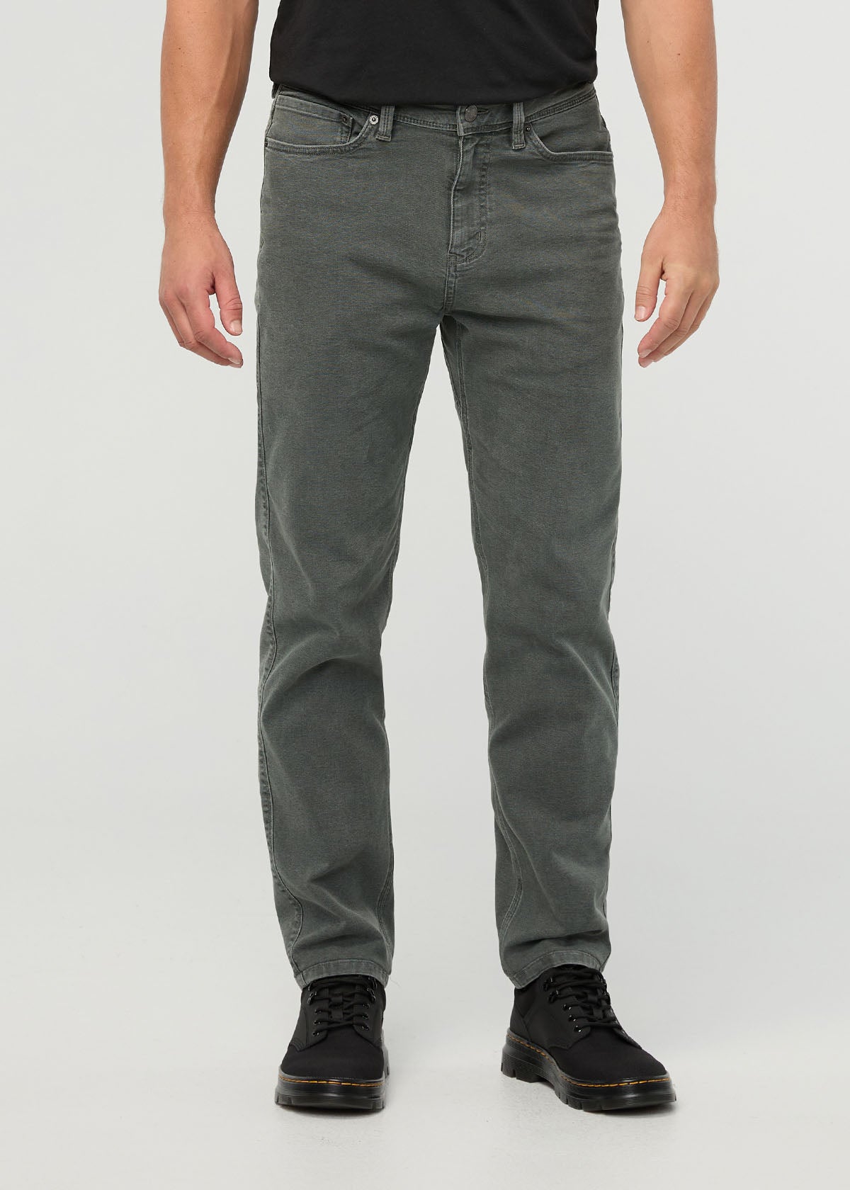 Stretch Canvas Loose Taper Pant Thyme