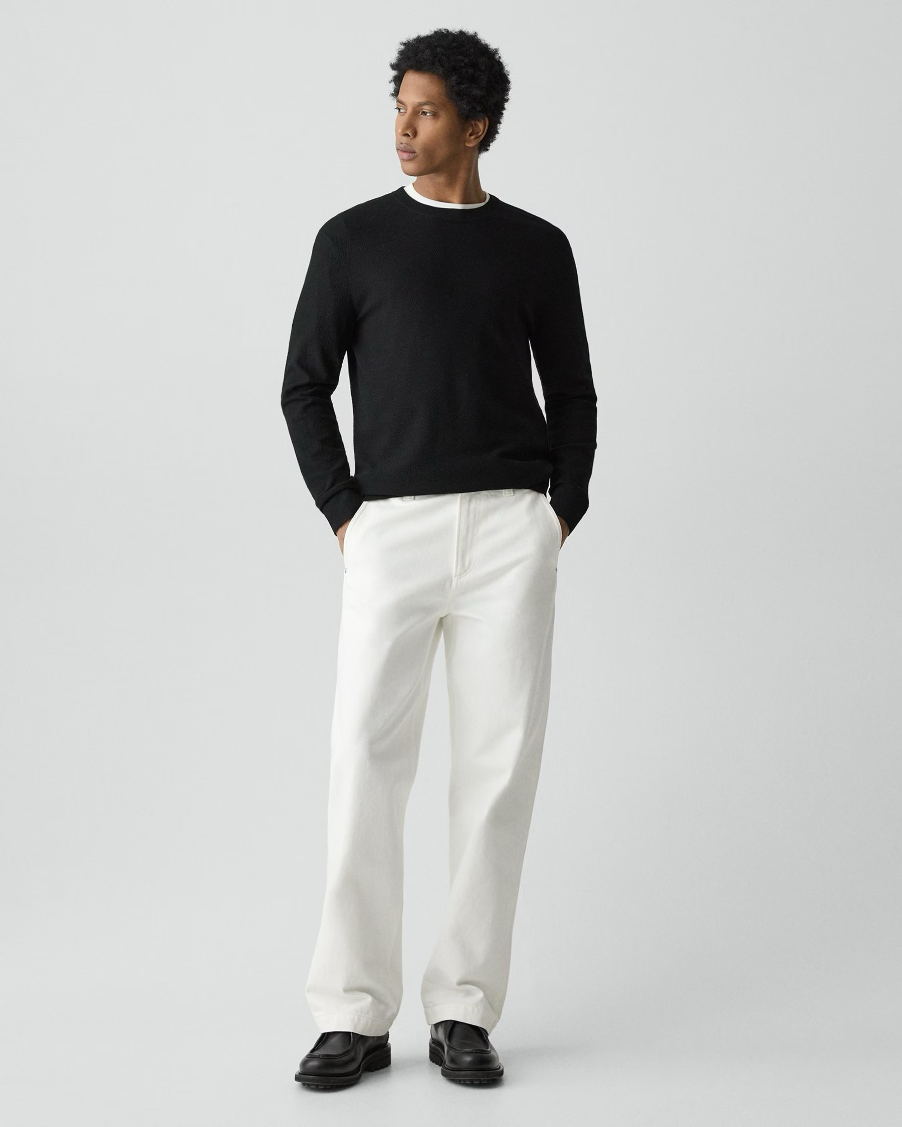 Riland Light Bilen Crewneck Sweater Black