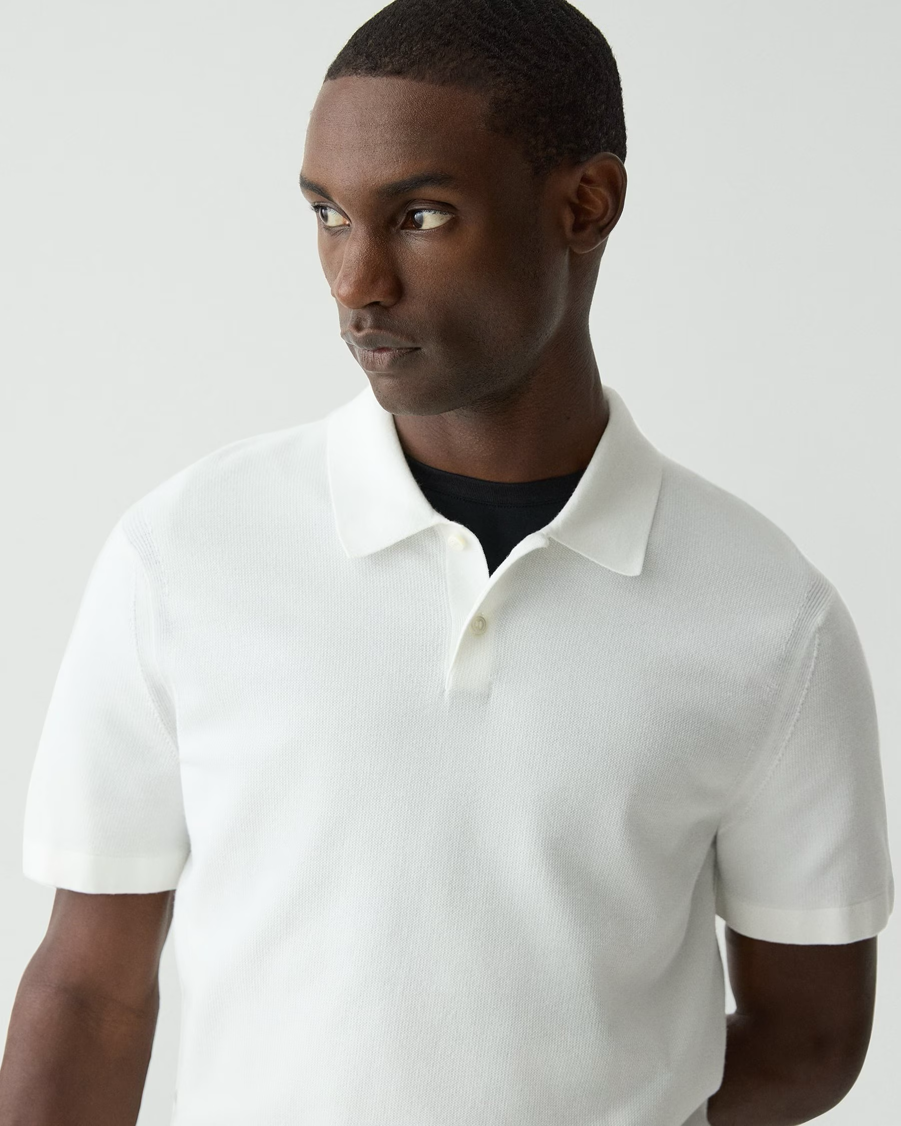 Goris Short Sleeve Polo White