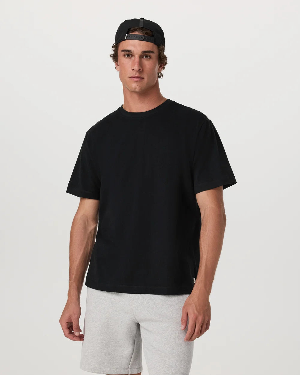S/S Relaxed Heavyweight Tee Black