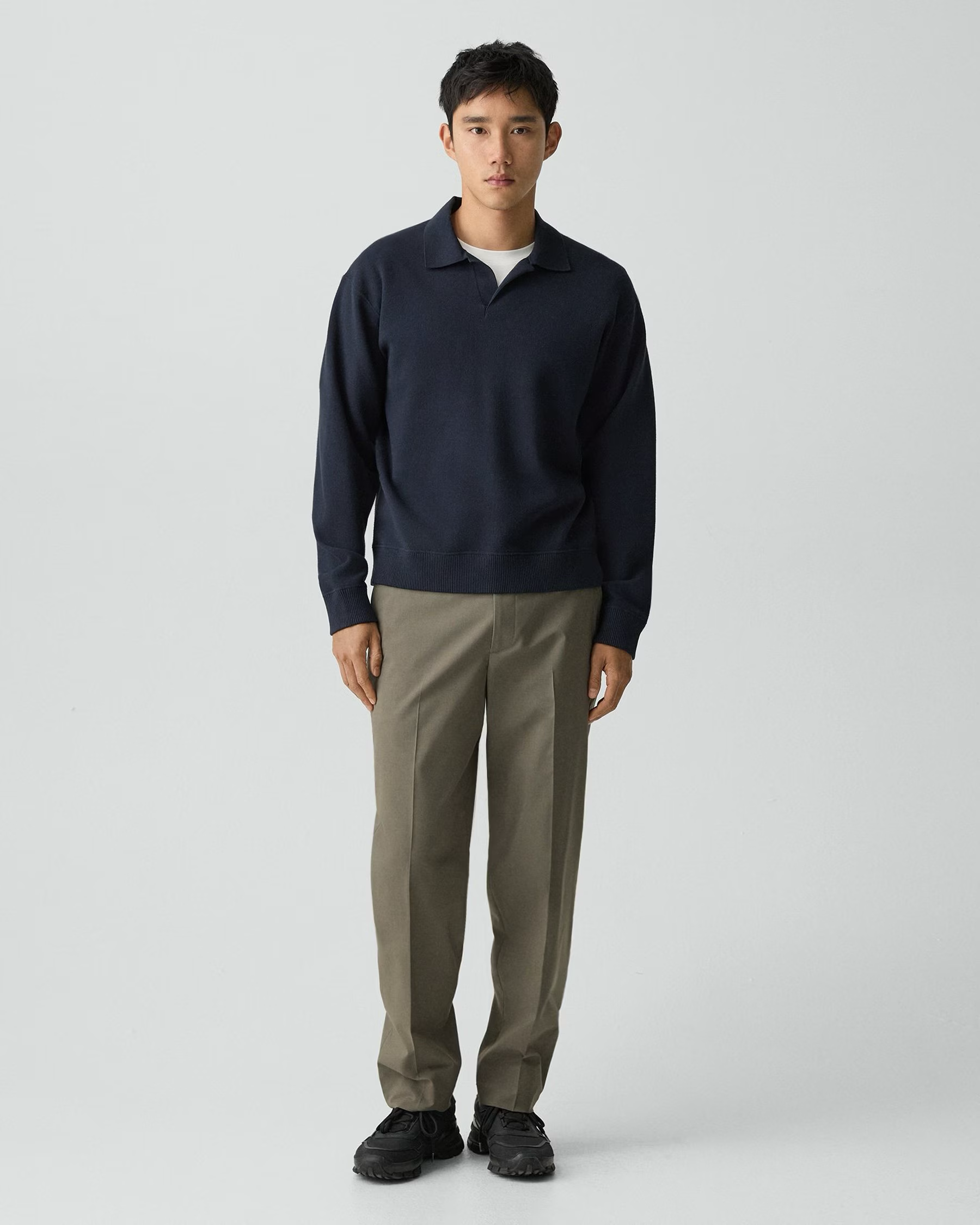Curtis Travel Pant in Motion Wool Morel